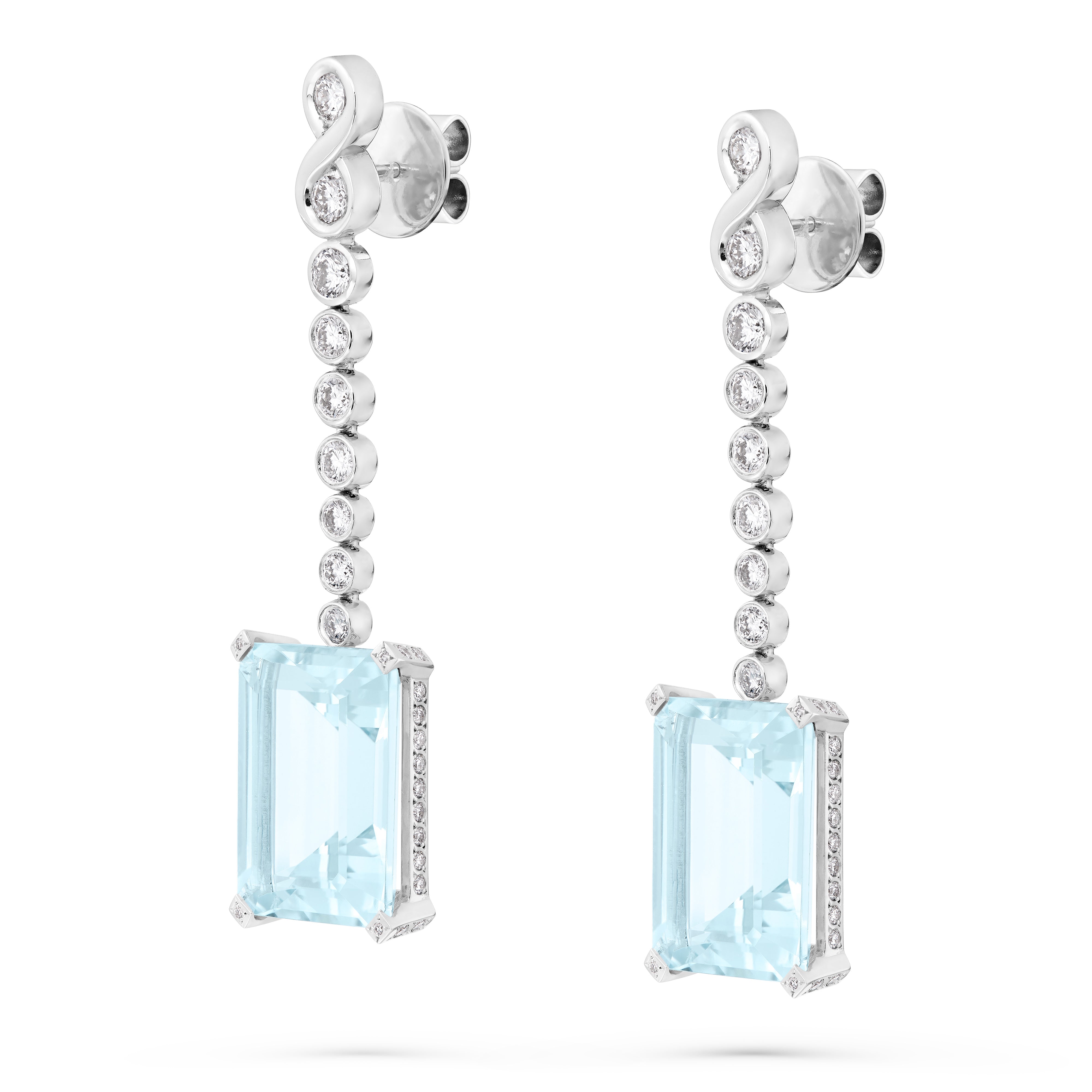 Earrings Aquamarine
