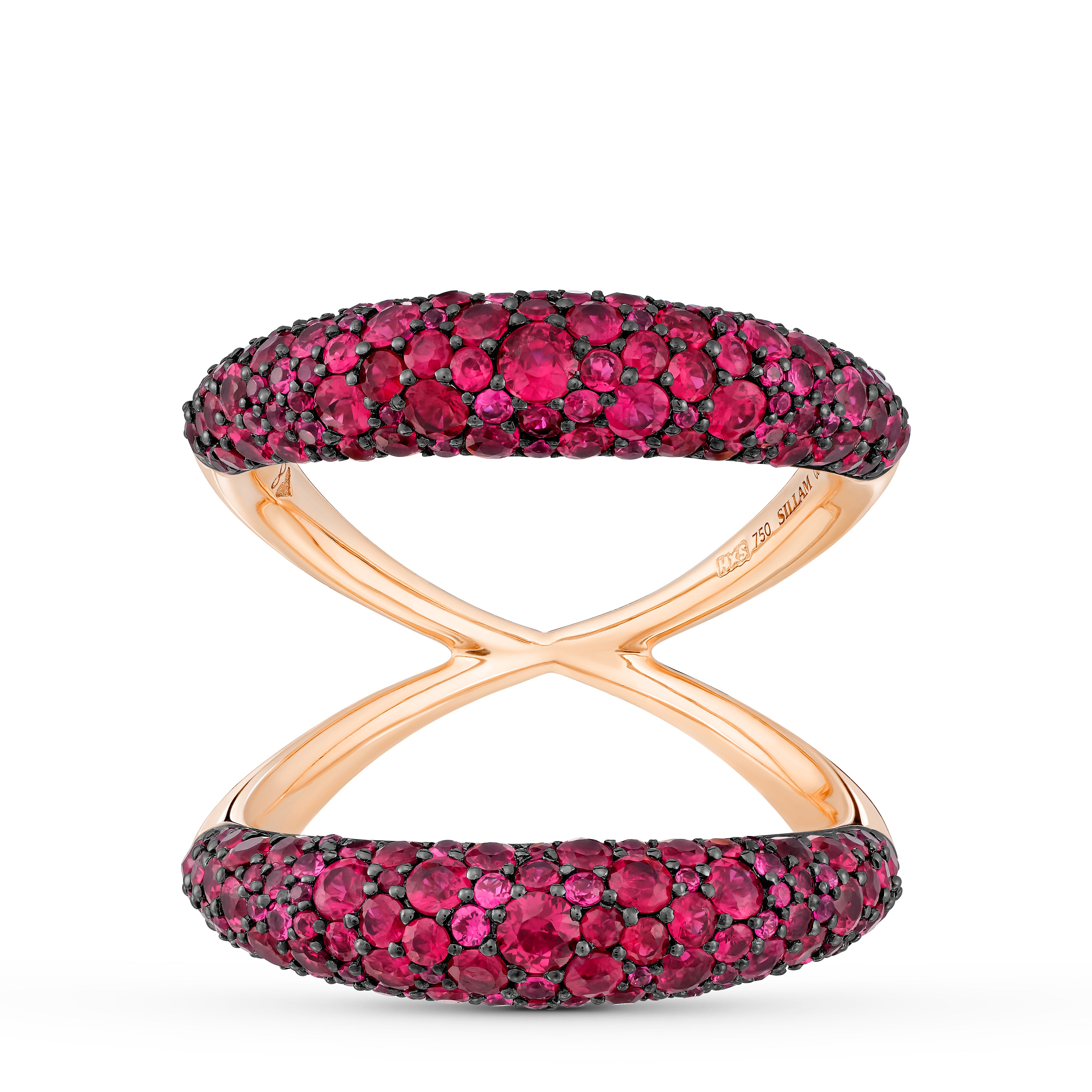 Ring Endless Love Wide Ruby