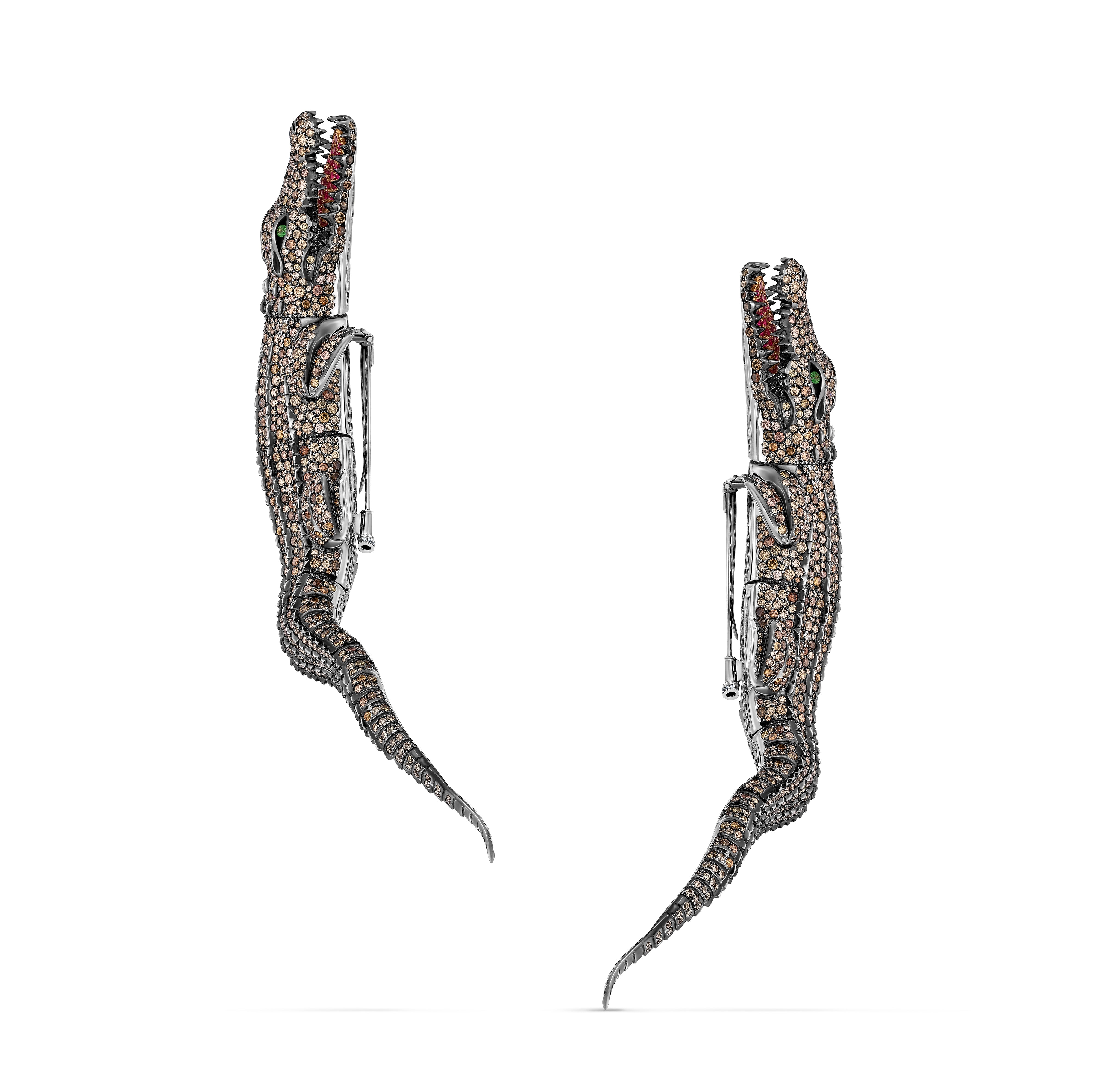 Brooch Crocodile The Other Twin