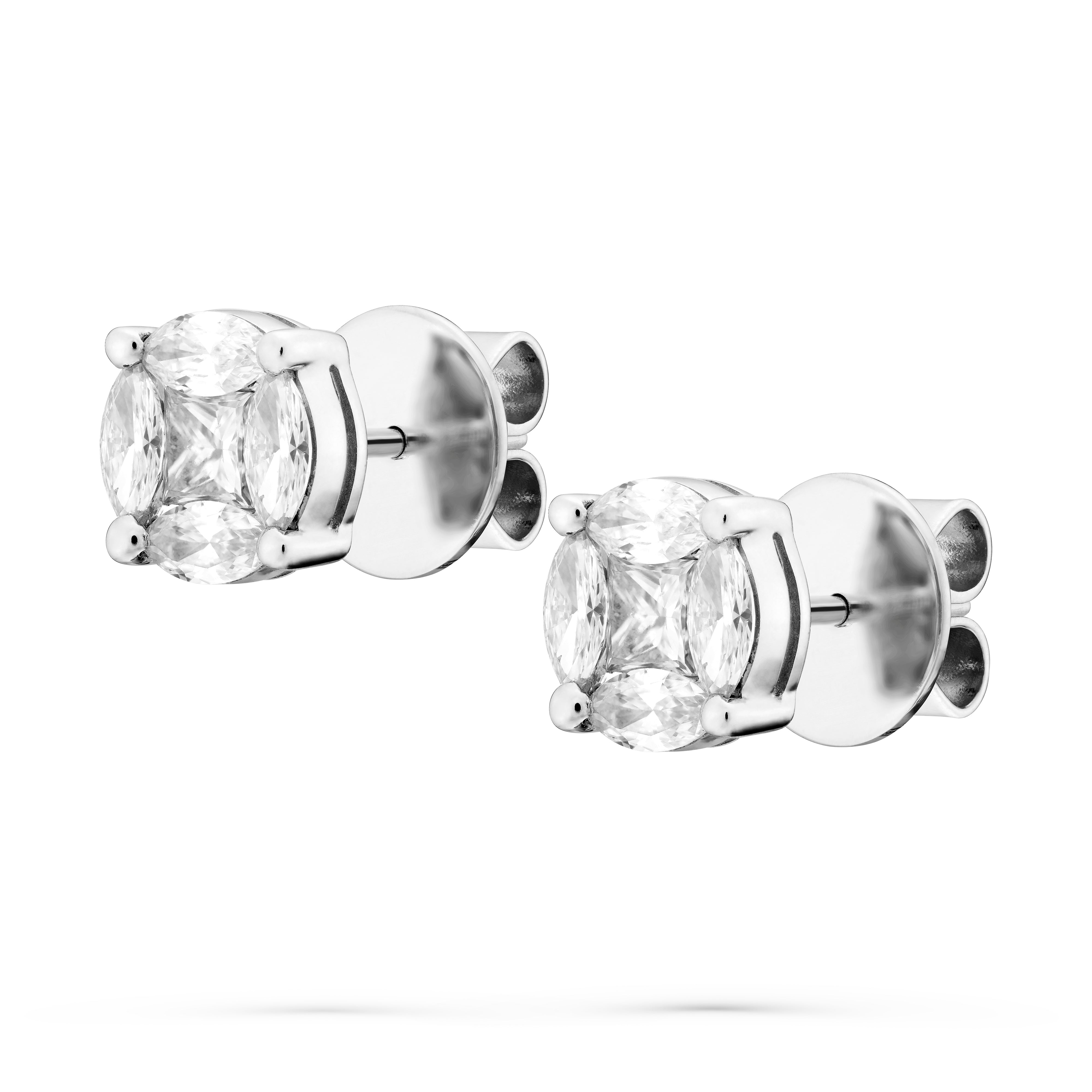 Earrings Pixie Dust "look like 2,00ct"