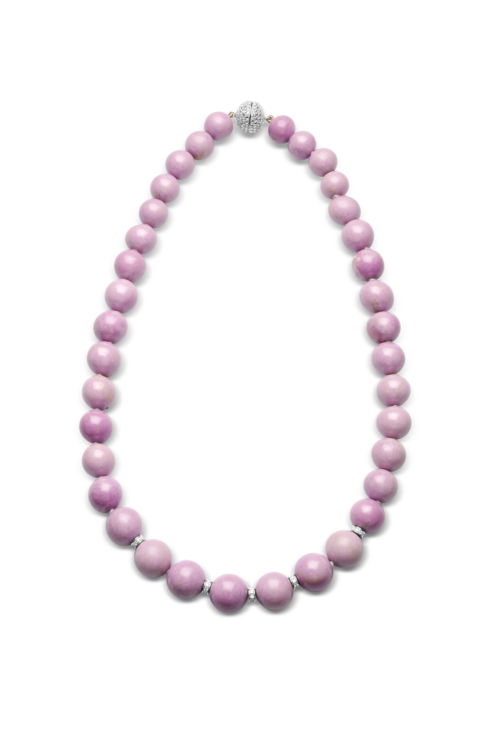 Necklace Phosphosiderite Globes