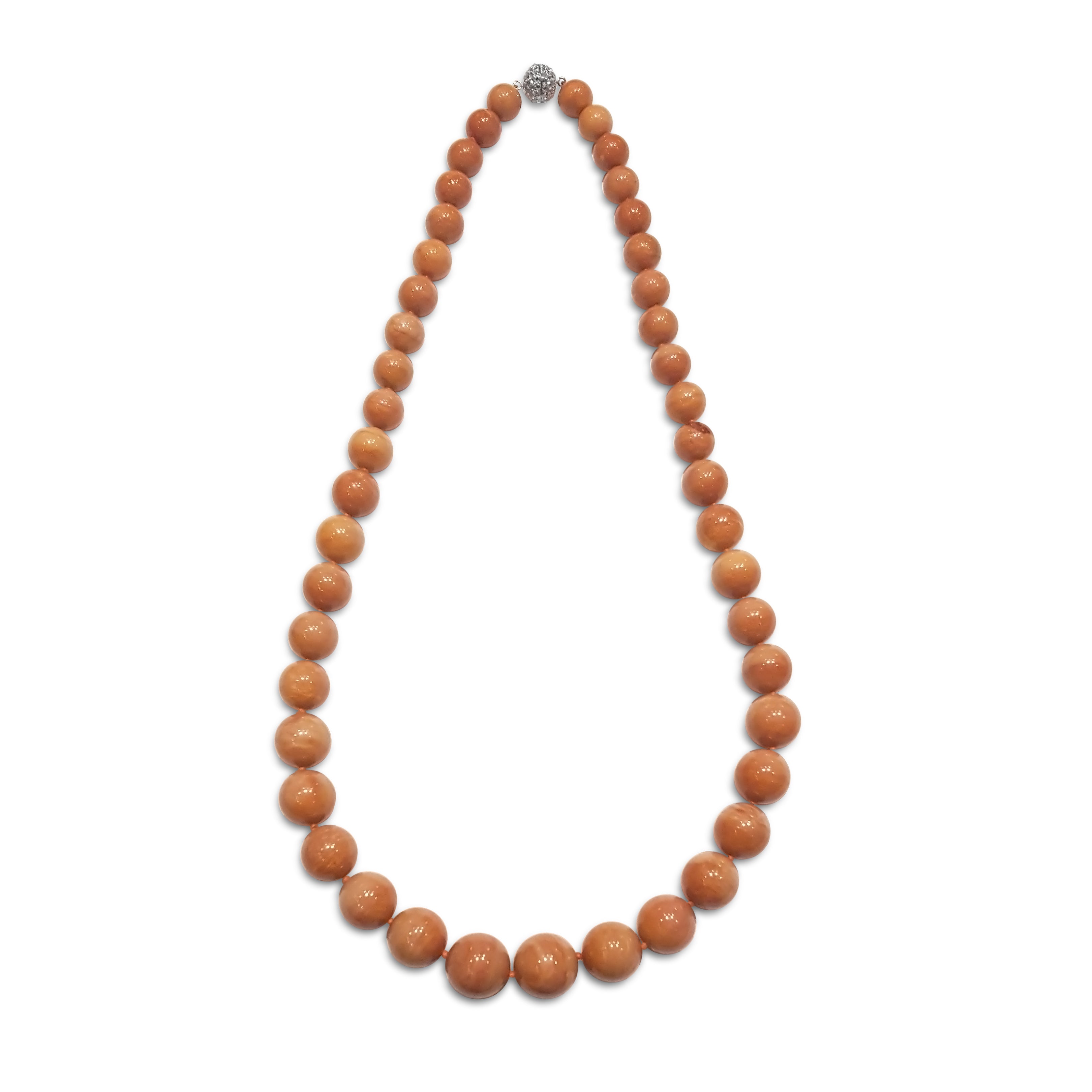 Necklace Gaspeite Globes