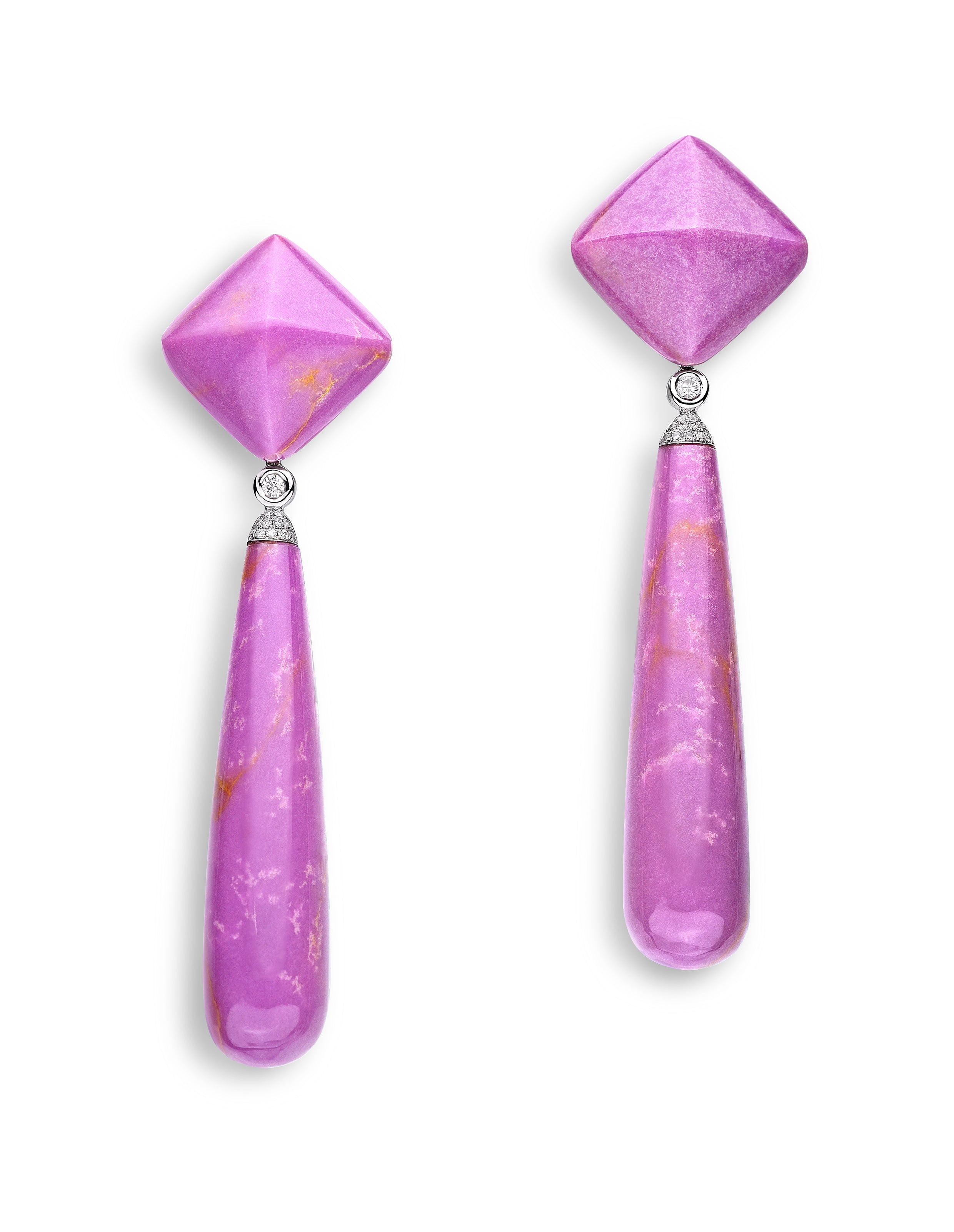 Earrings Ginette Phosphosiderite