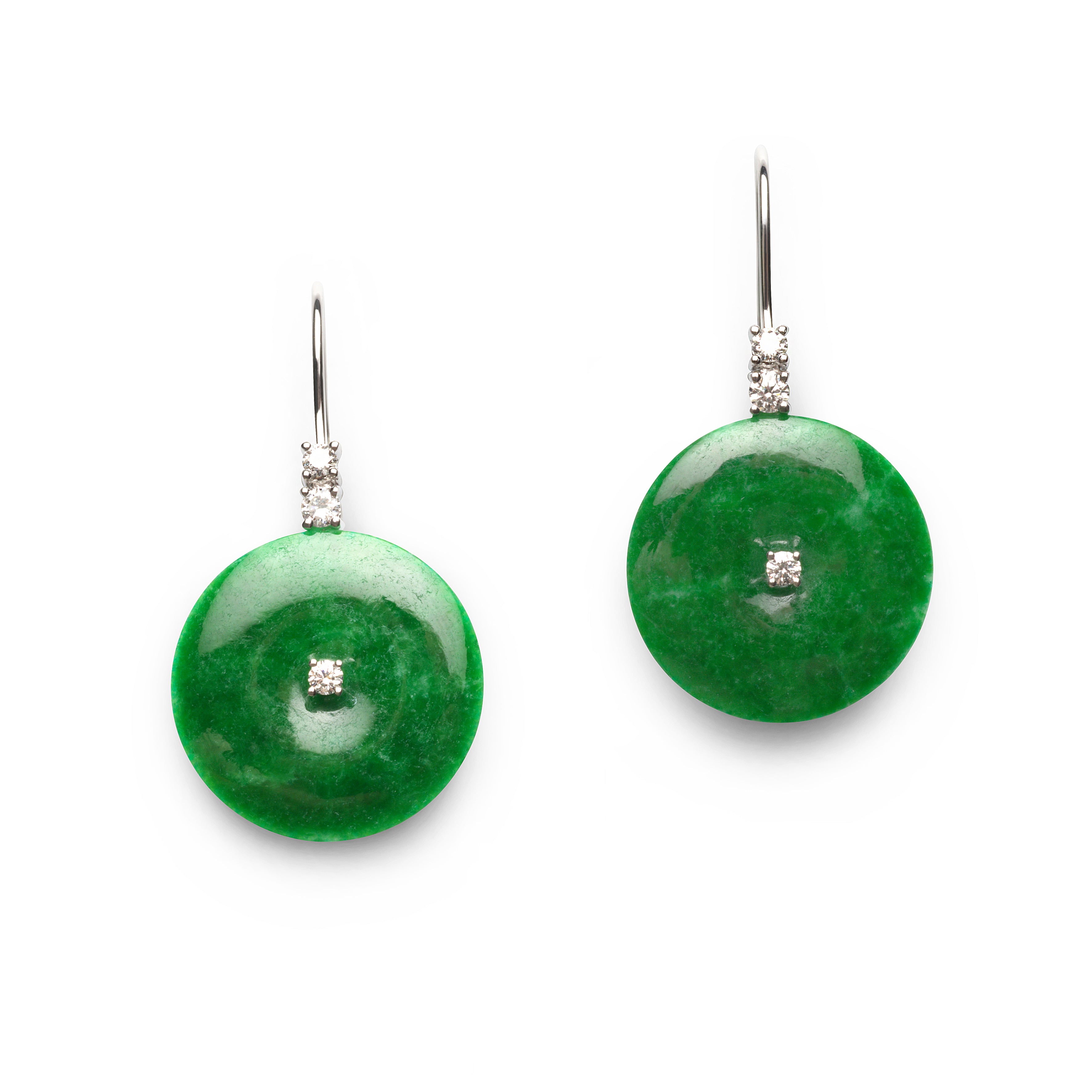 Earrings Rosalie Green Jade