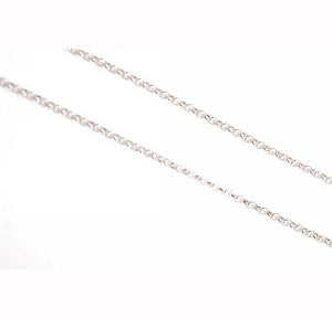 Chain Pea Medium White Gold
