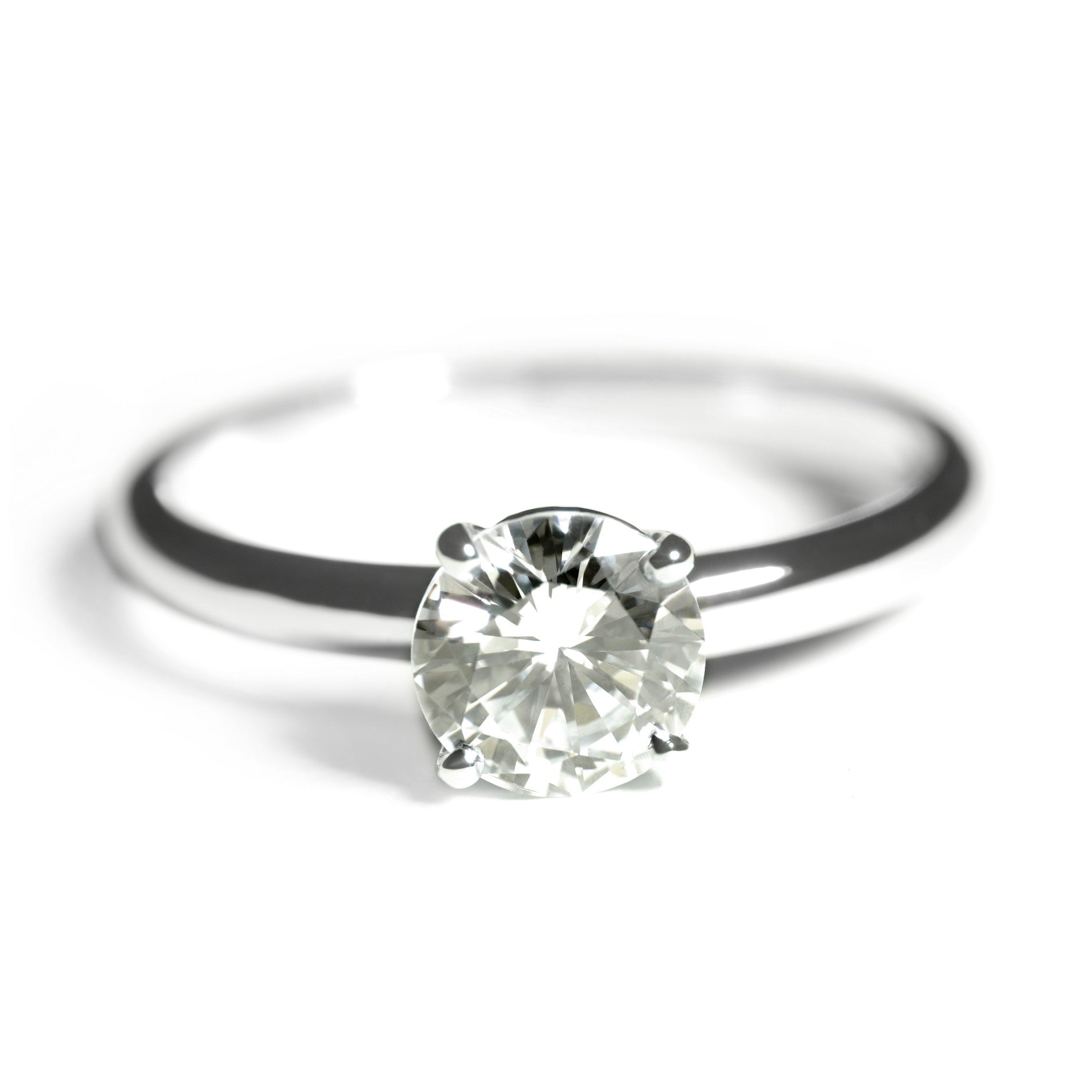 Ring Solitaire 0,96ct Diamond #53,5