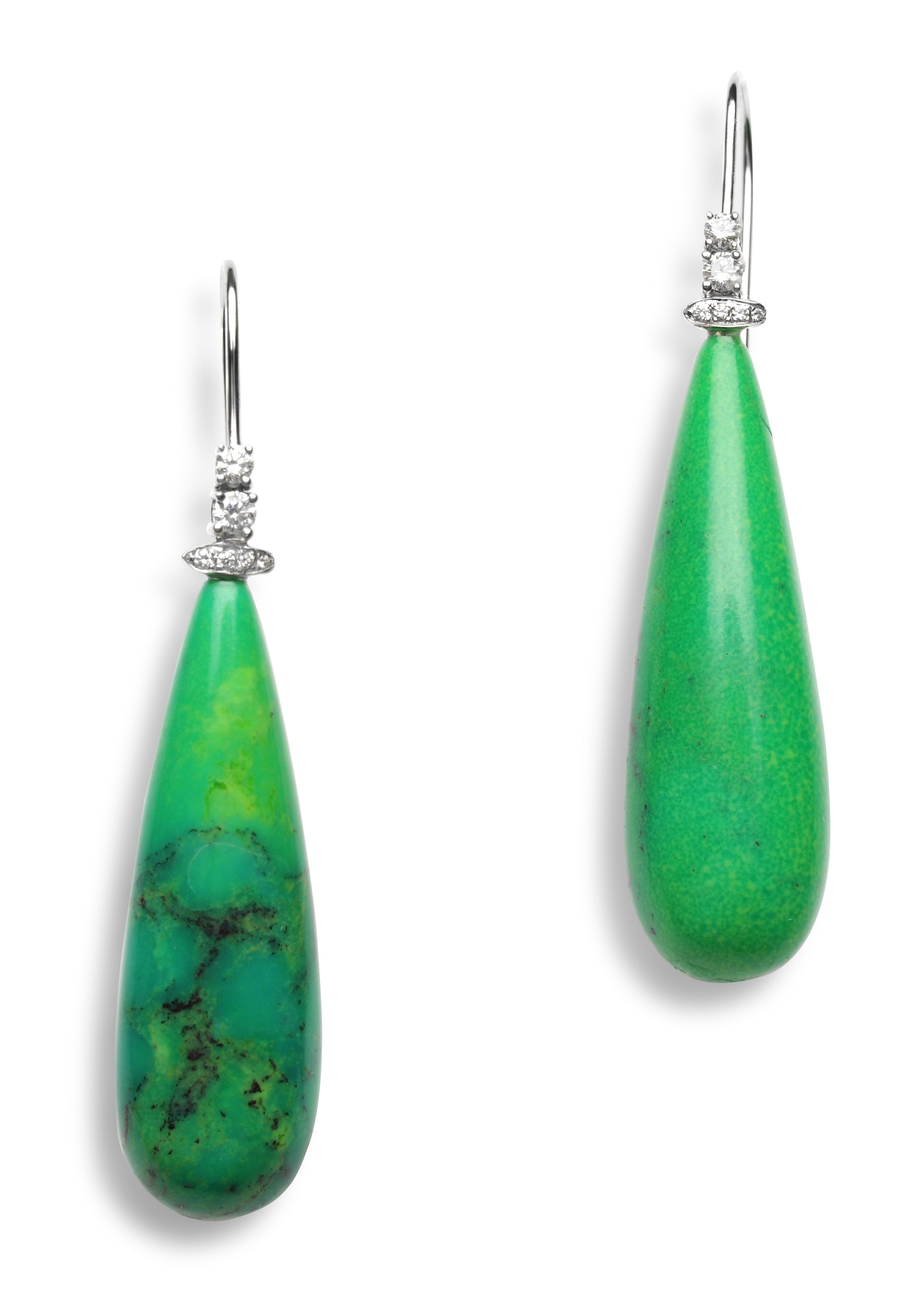 Earrings Ninette Green Turquoise