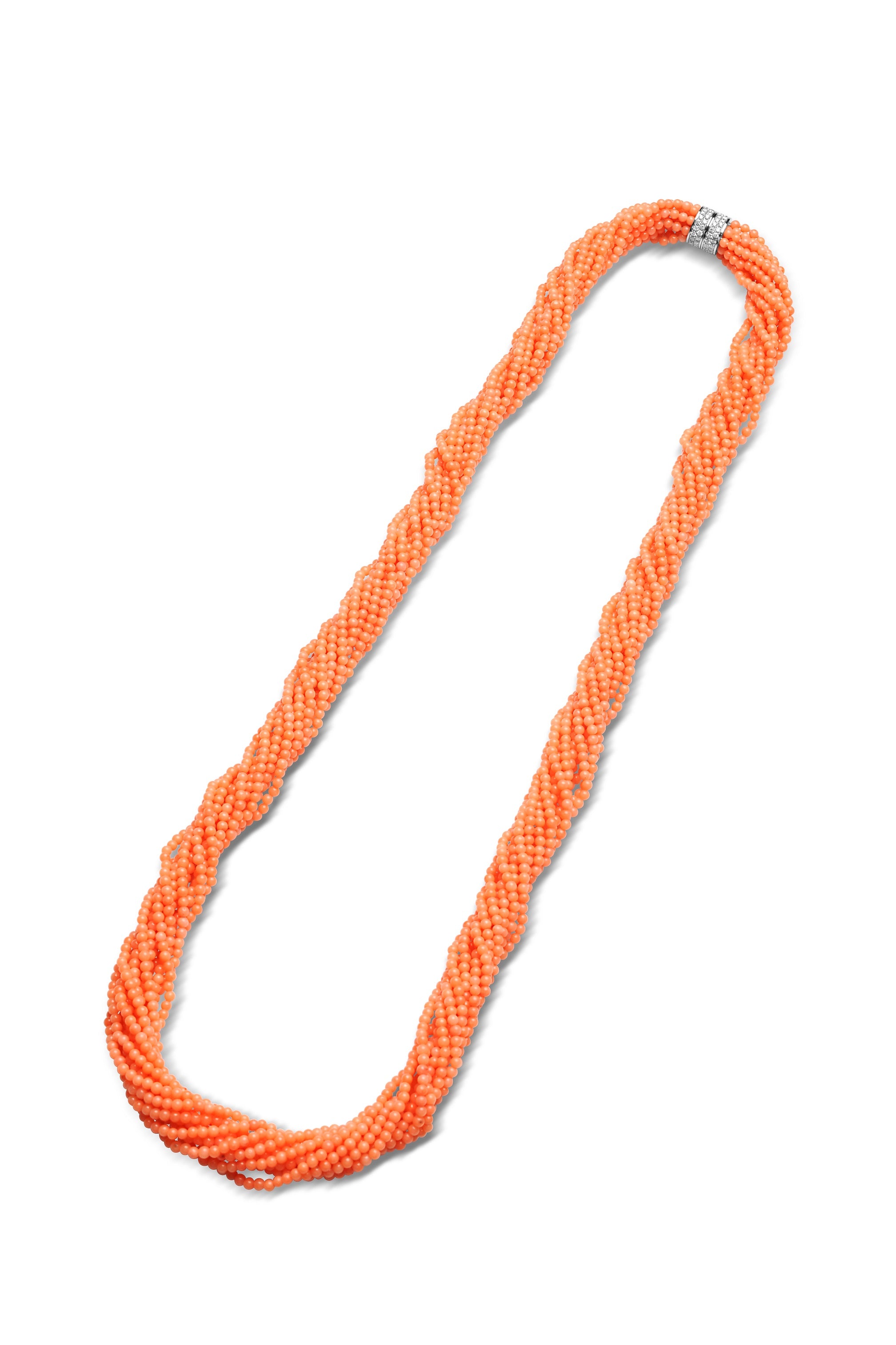 Necklace Coral 12 Rows