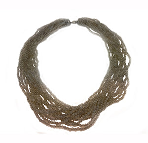 Necklace Grey Agate 13 Rows