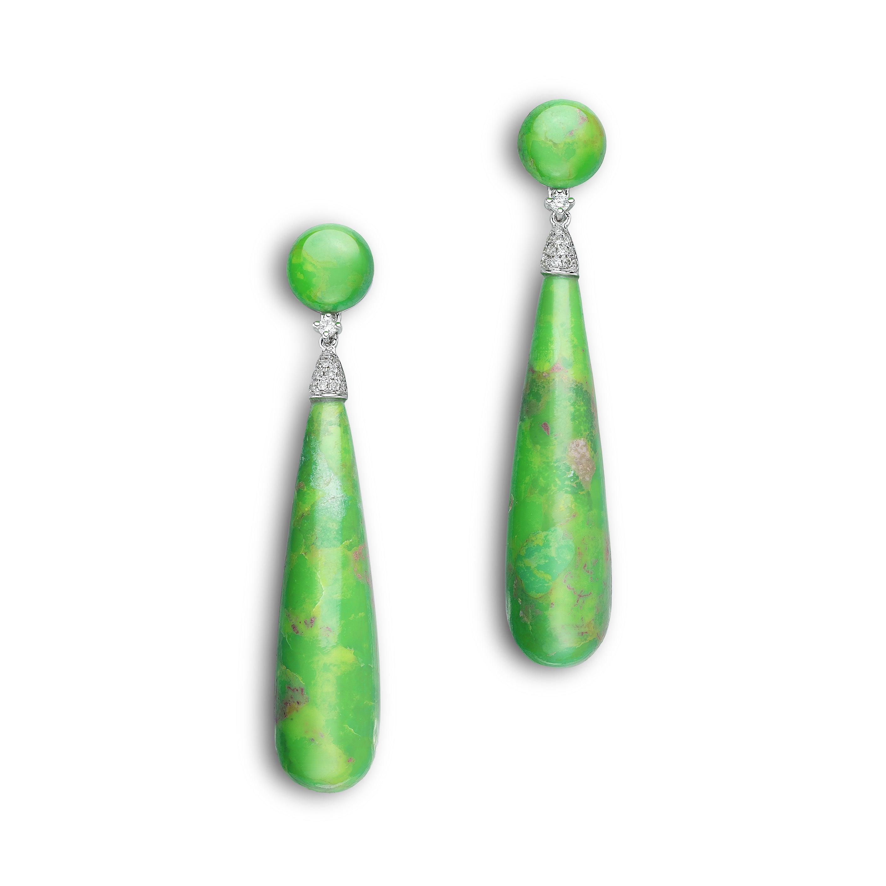 Earrings Minoo Green Turquoise