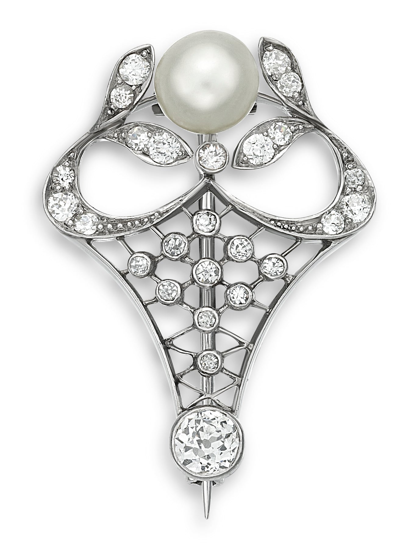 Brooch Antique Pearl