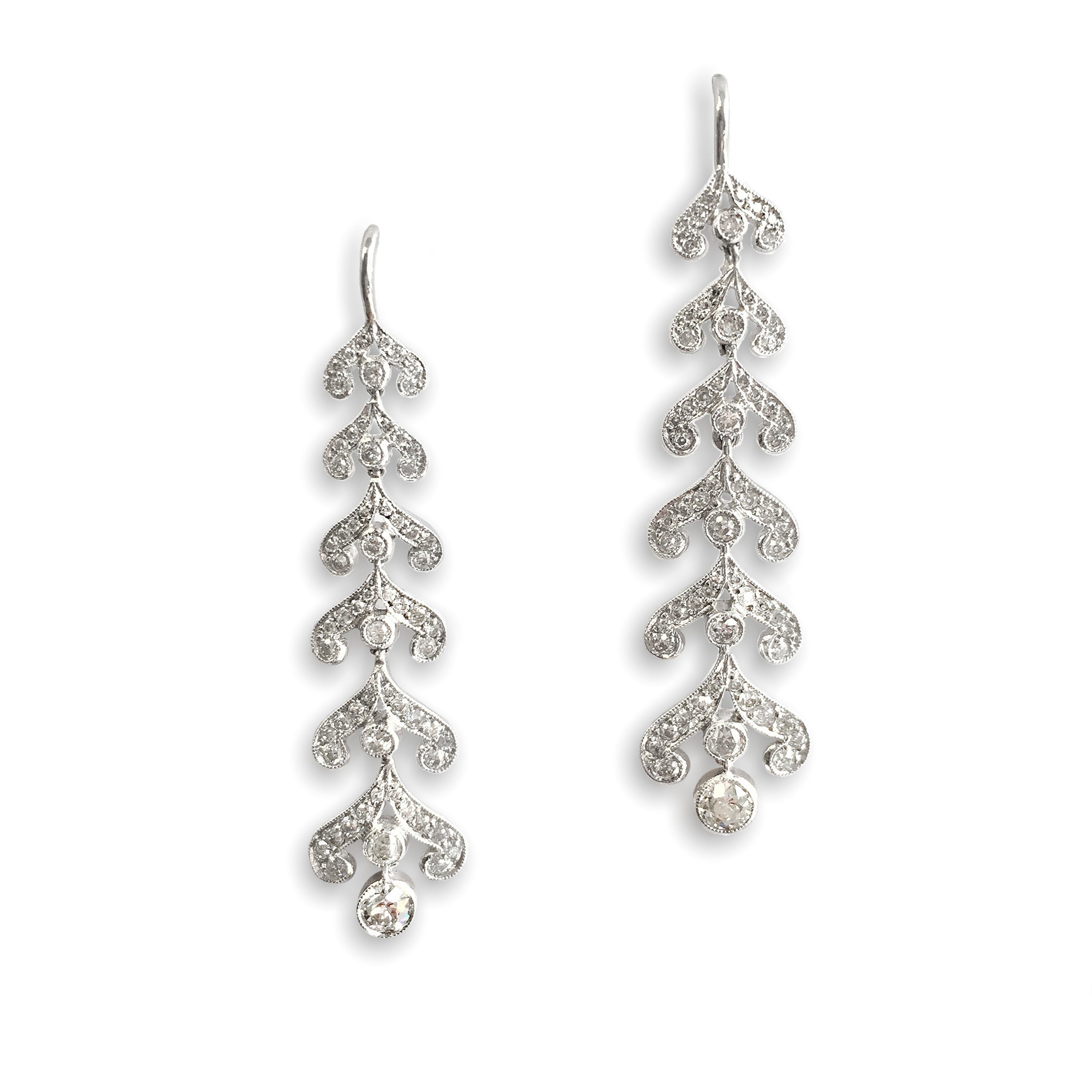 Earrings Pagoda Diamond