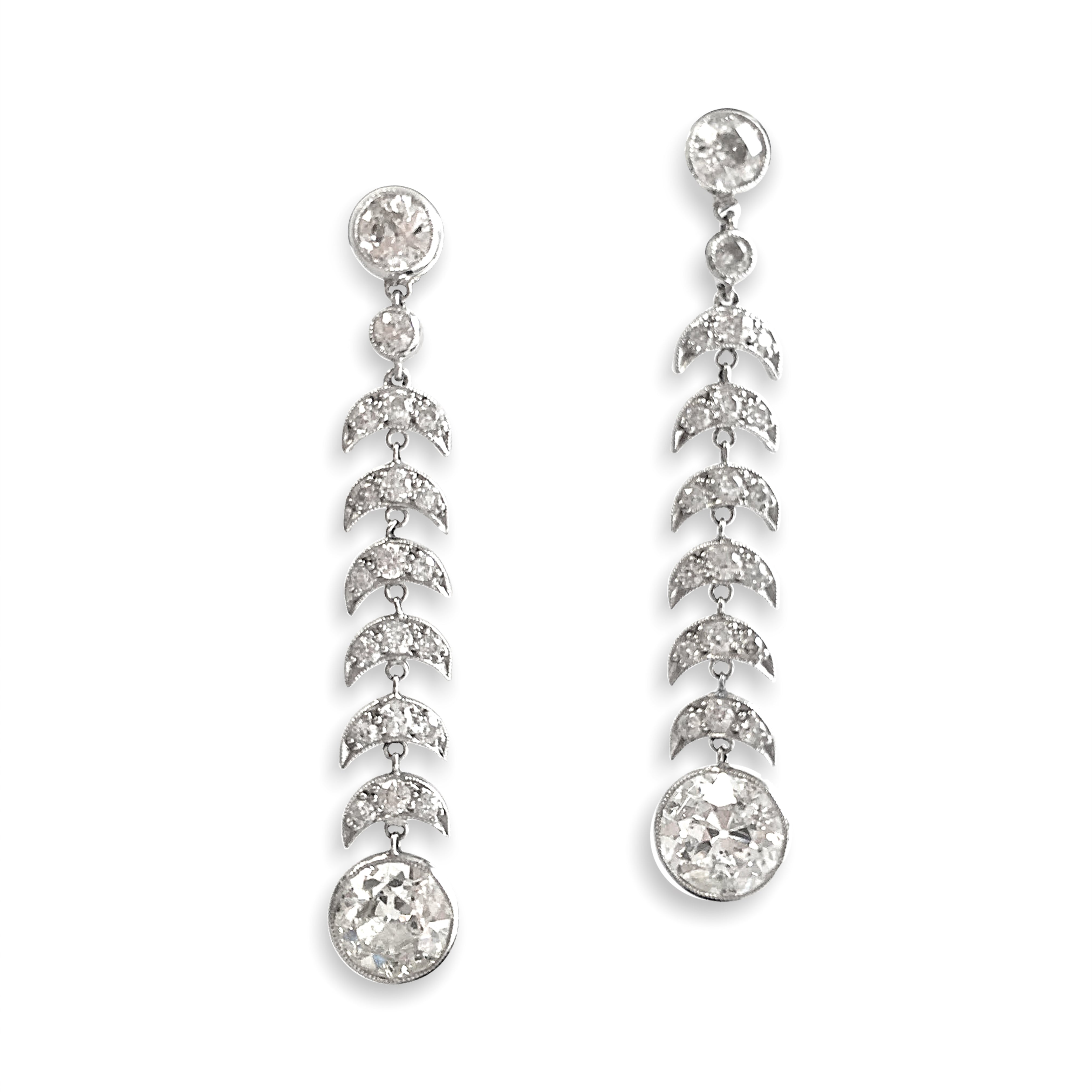 Earrings C Lev Half Moon
