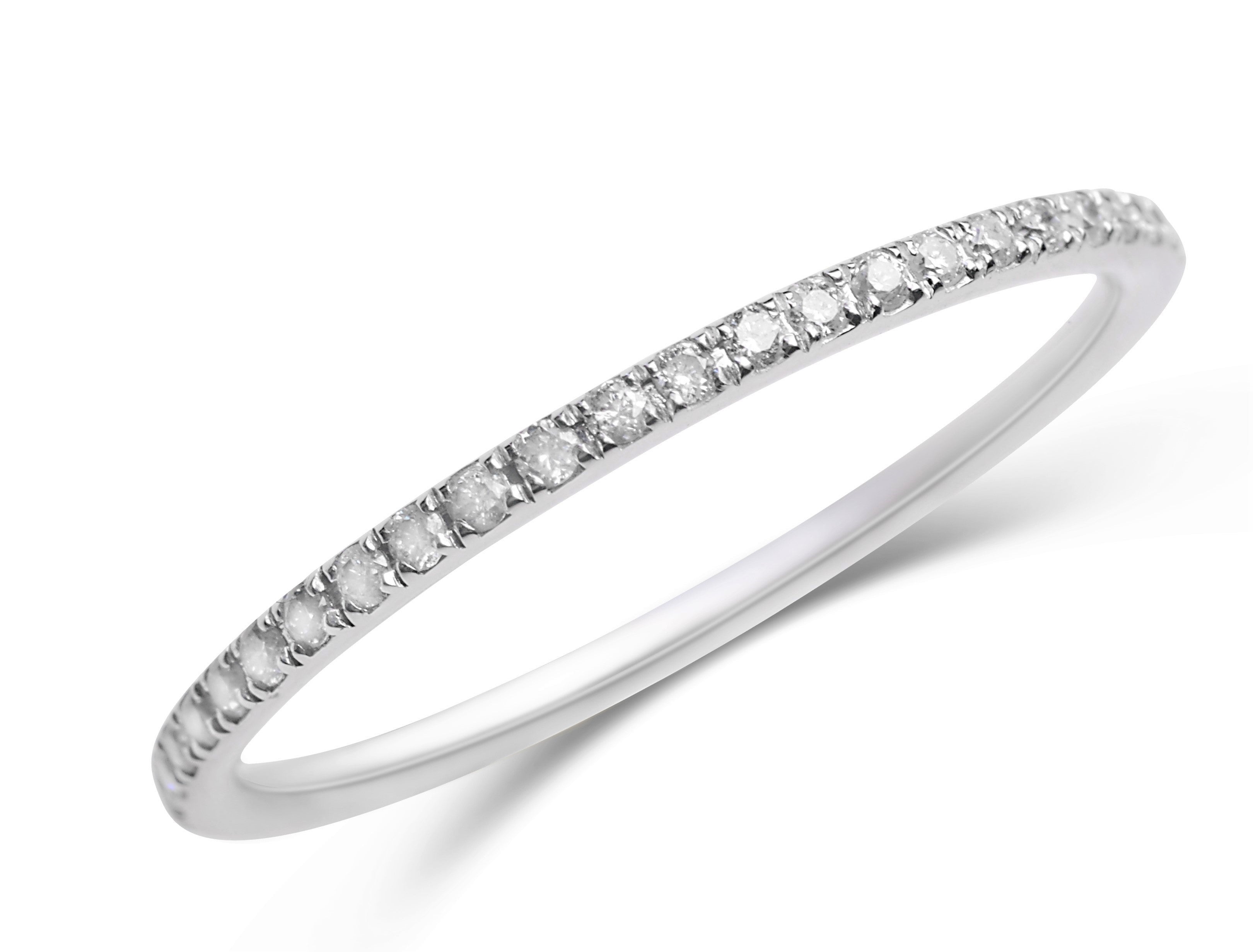 Ring Extra Thin Eternity Diamond #56