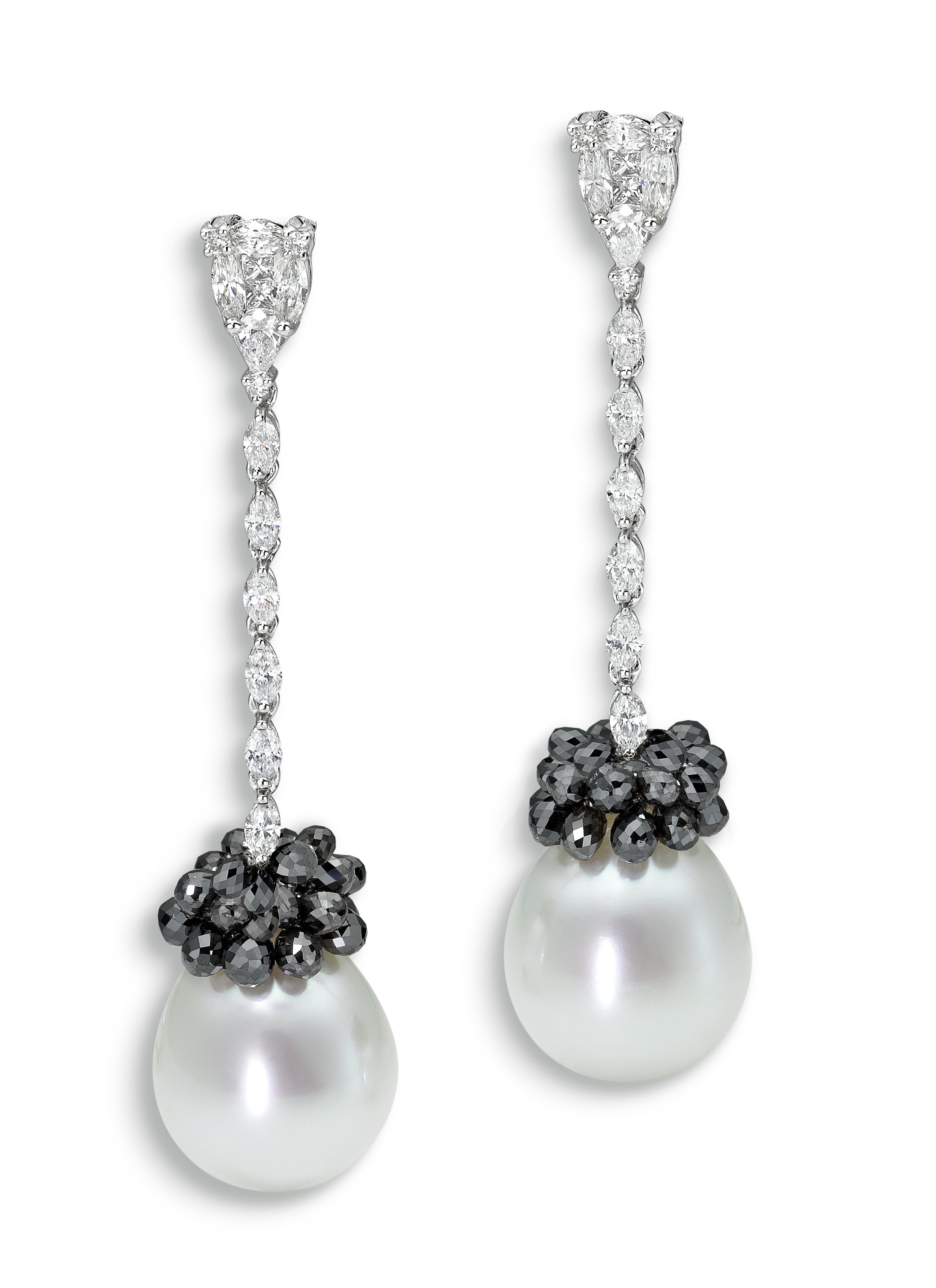 Earrings Iridescently Drops