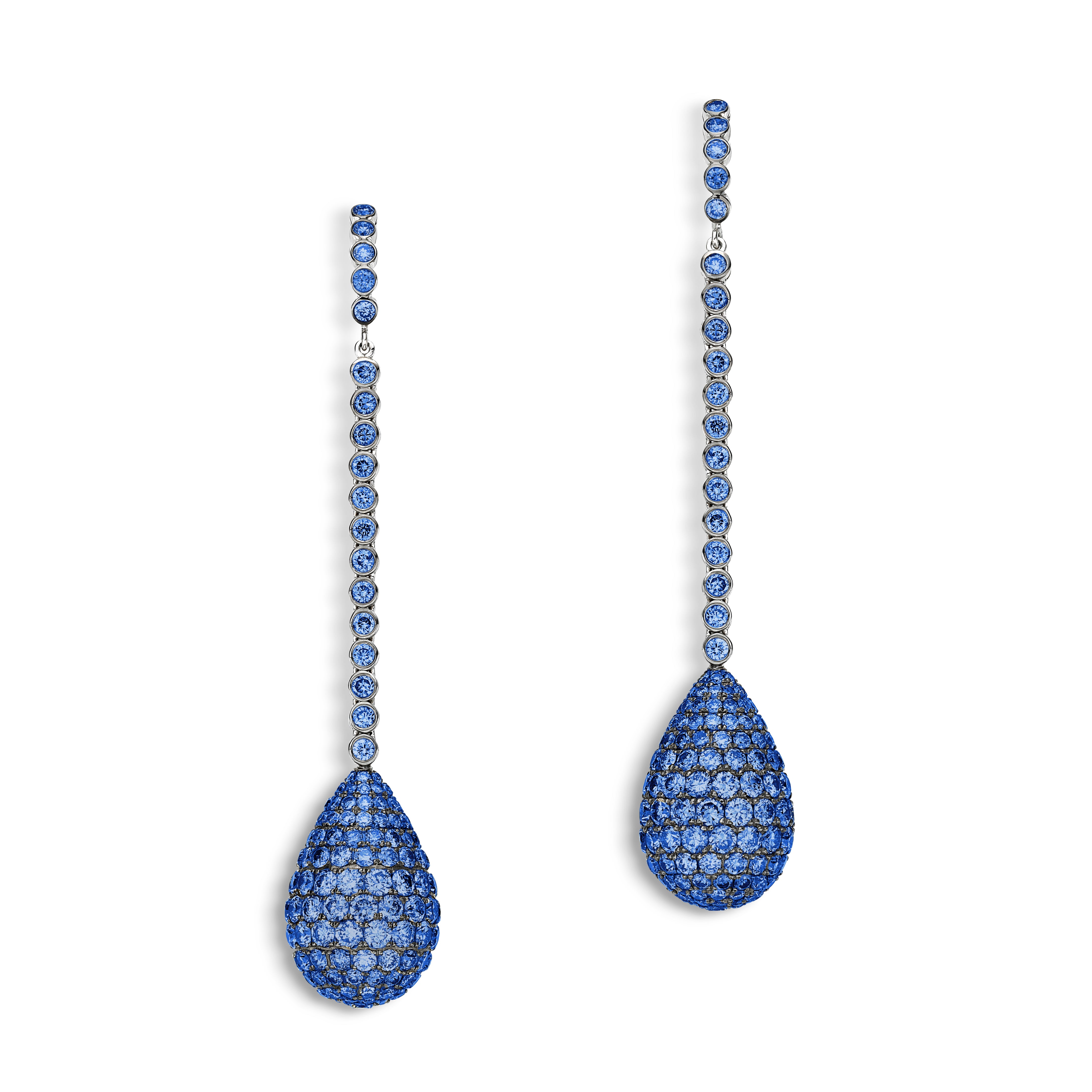 Earrings Angelique Blue Sapphire