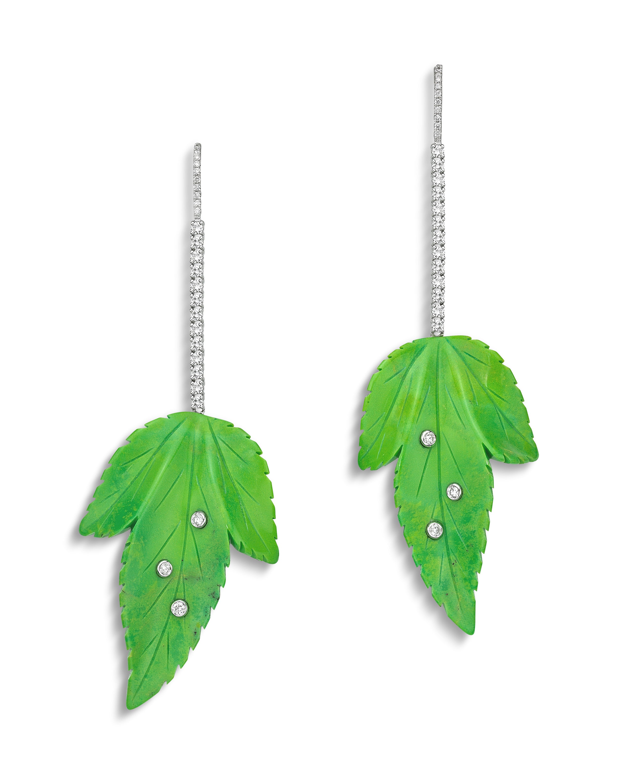 Earrings Aegean Spirit Green Turquoise