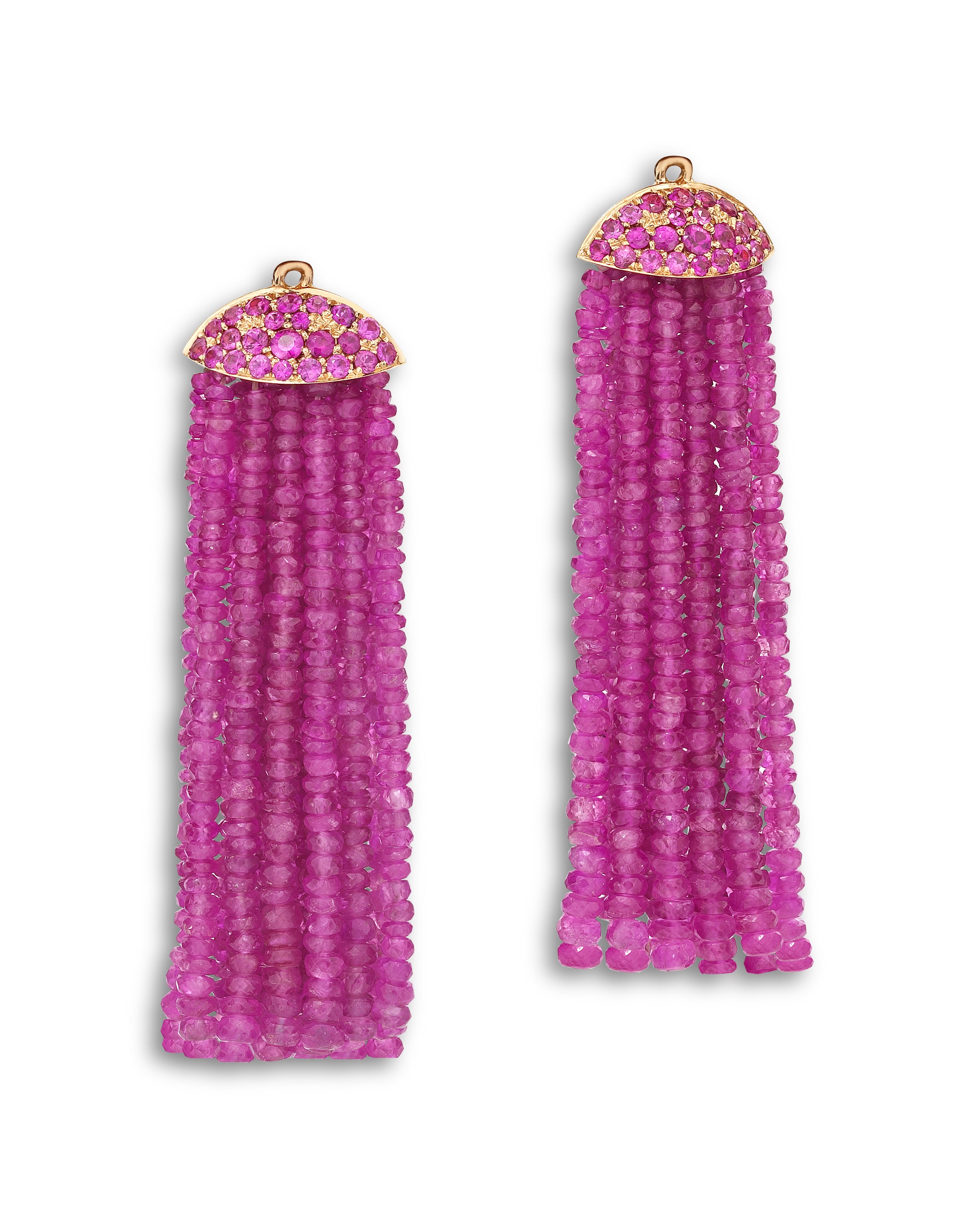 Earrings Nathalie Pink Sapphire Subpart