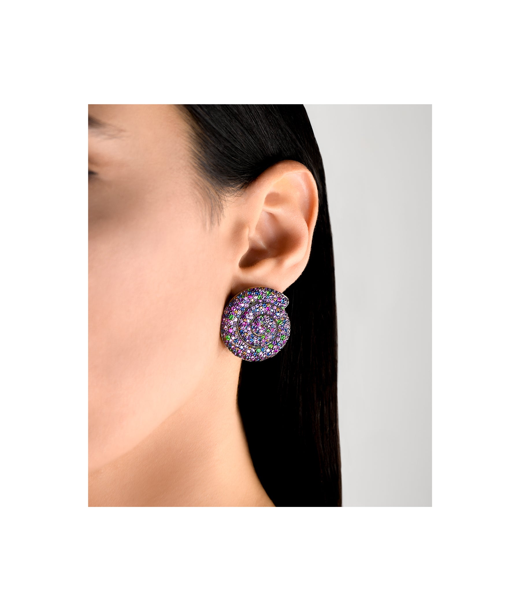 Earrings Swirl Shell