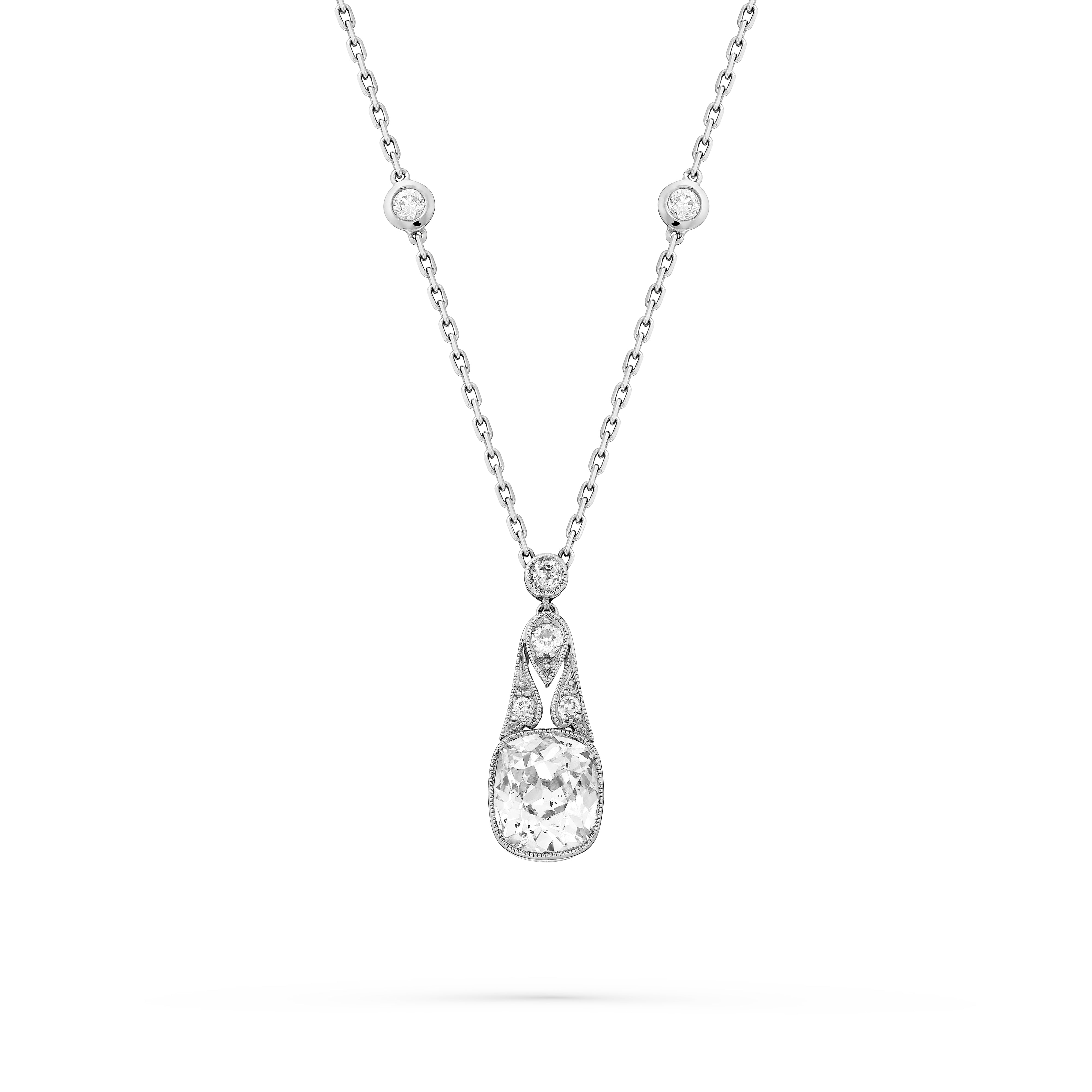 Necklace Sautoir Antique Diamond