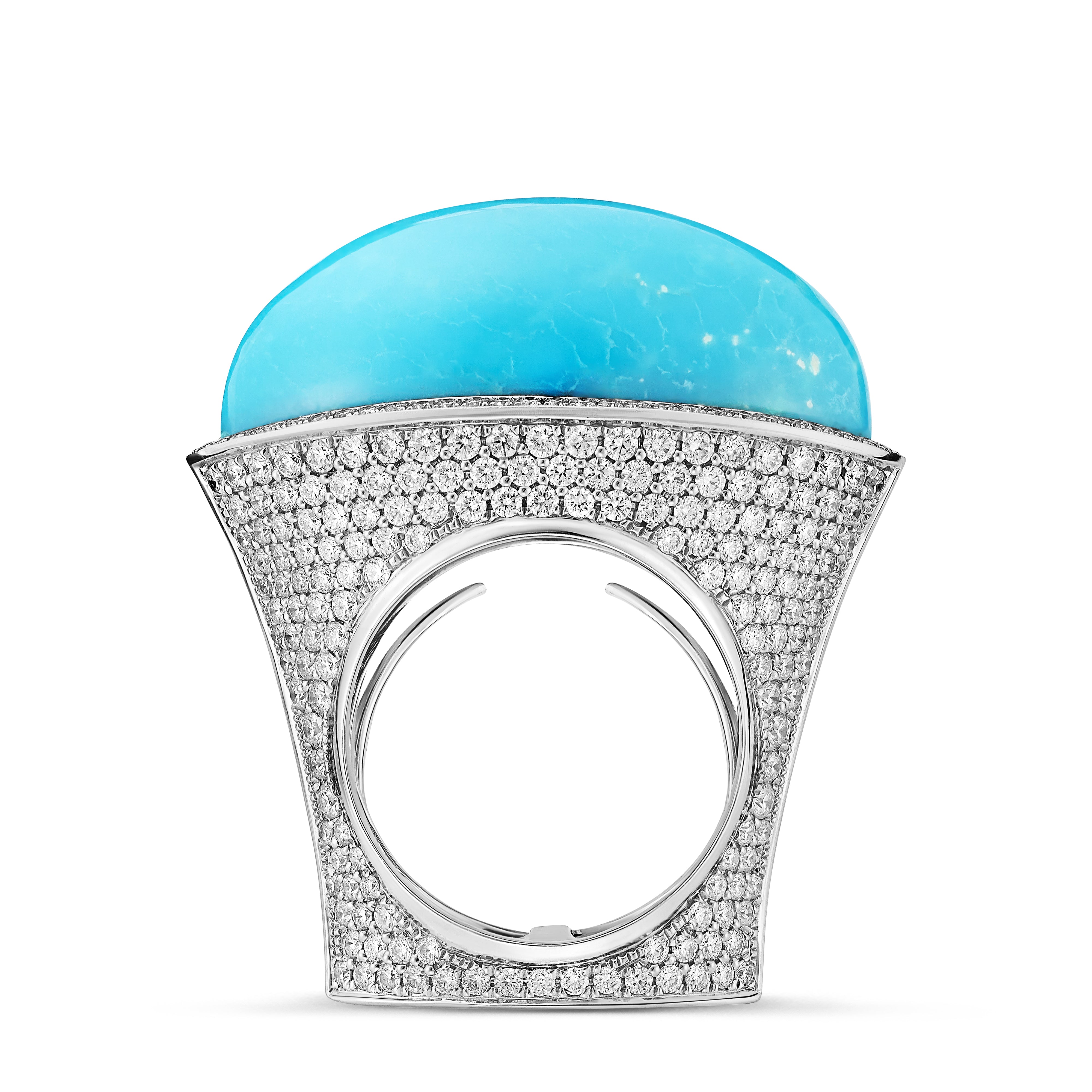 Ring Navette Blue Turquoise #51