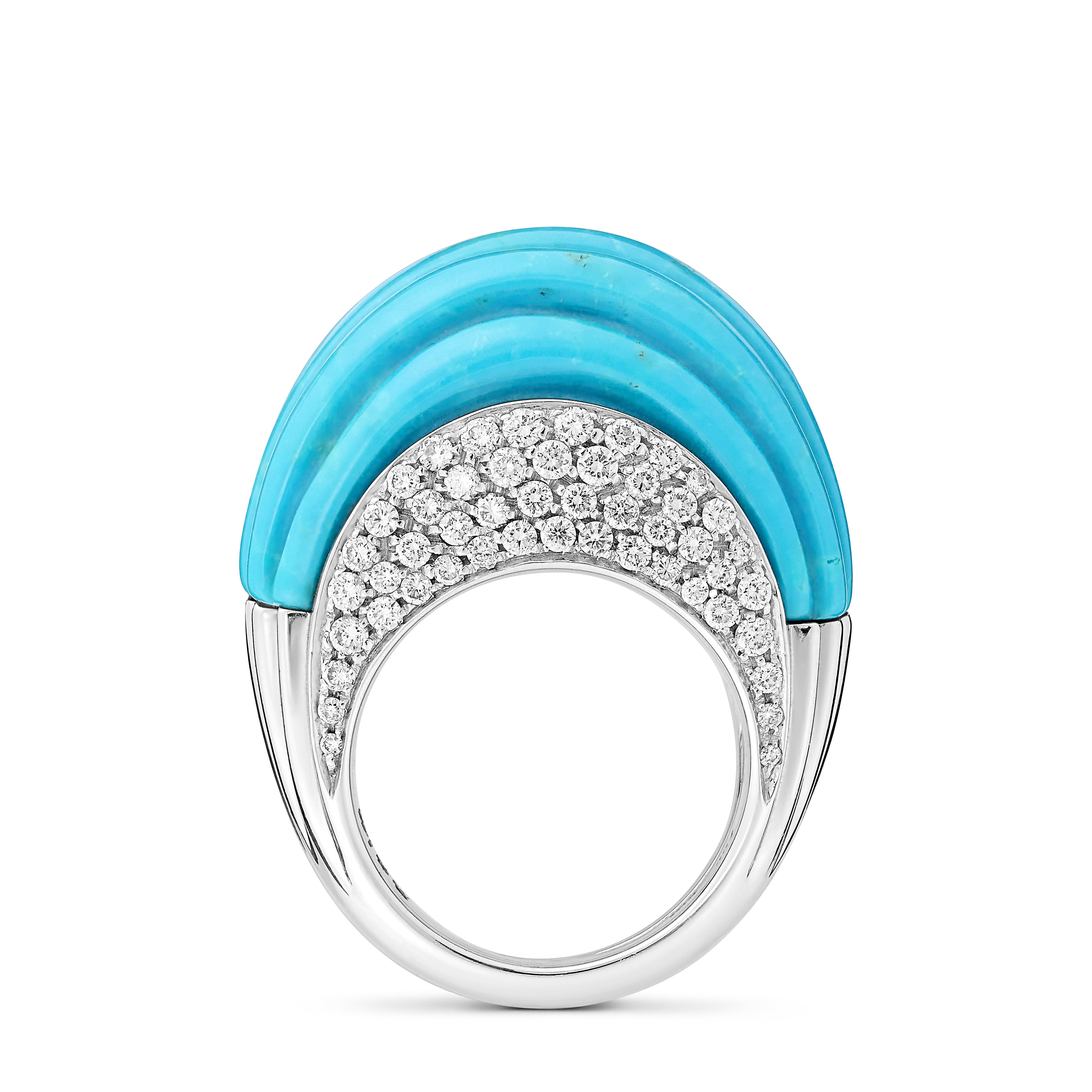 Ring Rigato Blue Turquoise #53