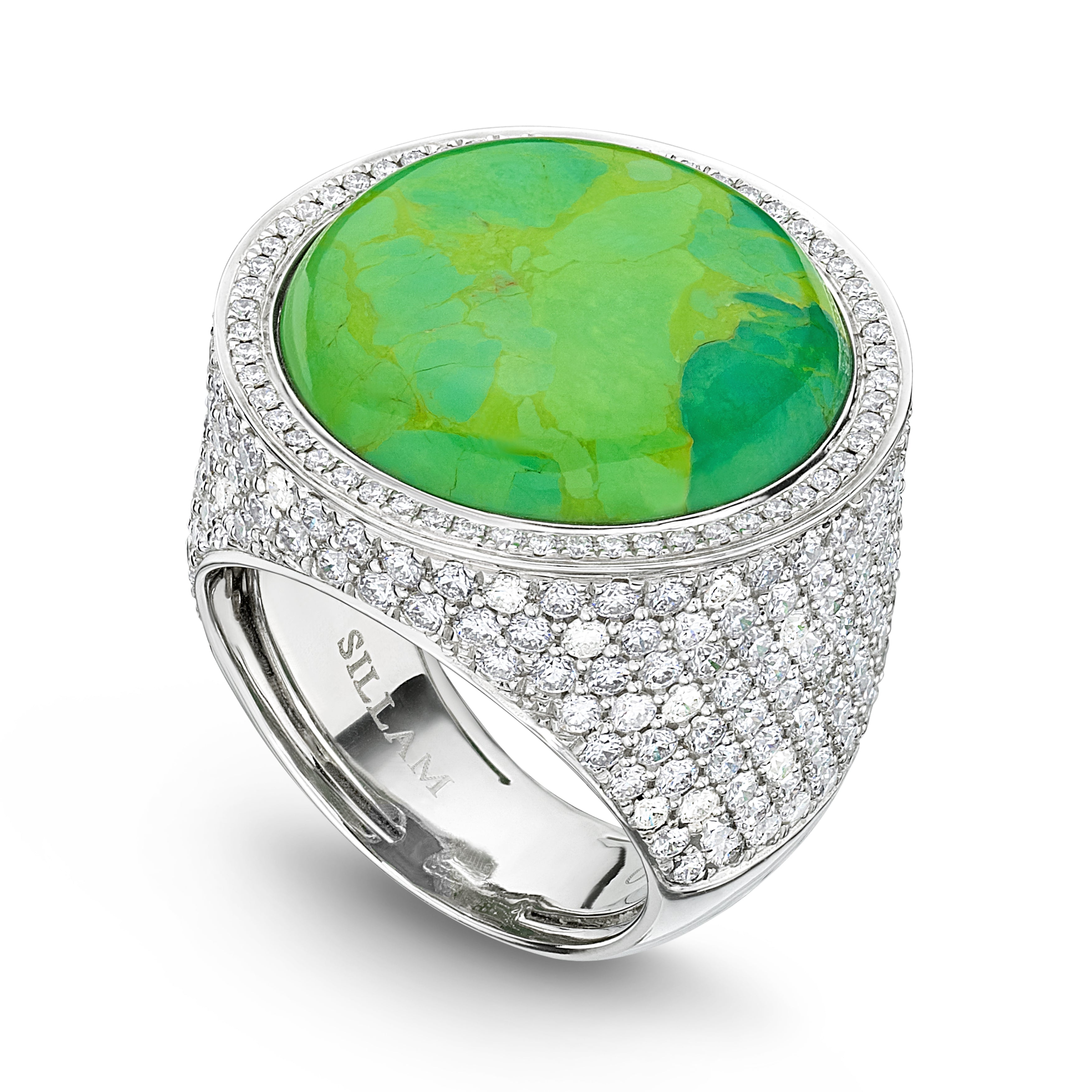 Ring Round Green Turquoise #53