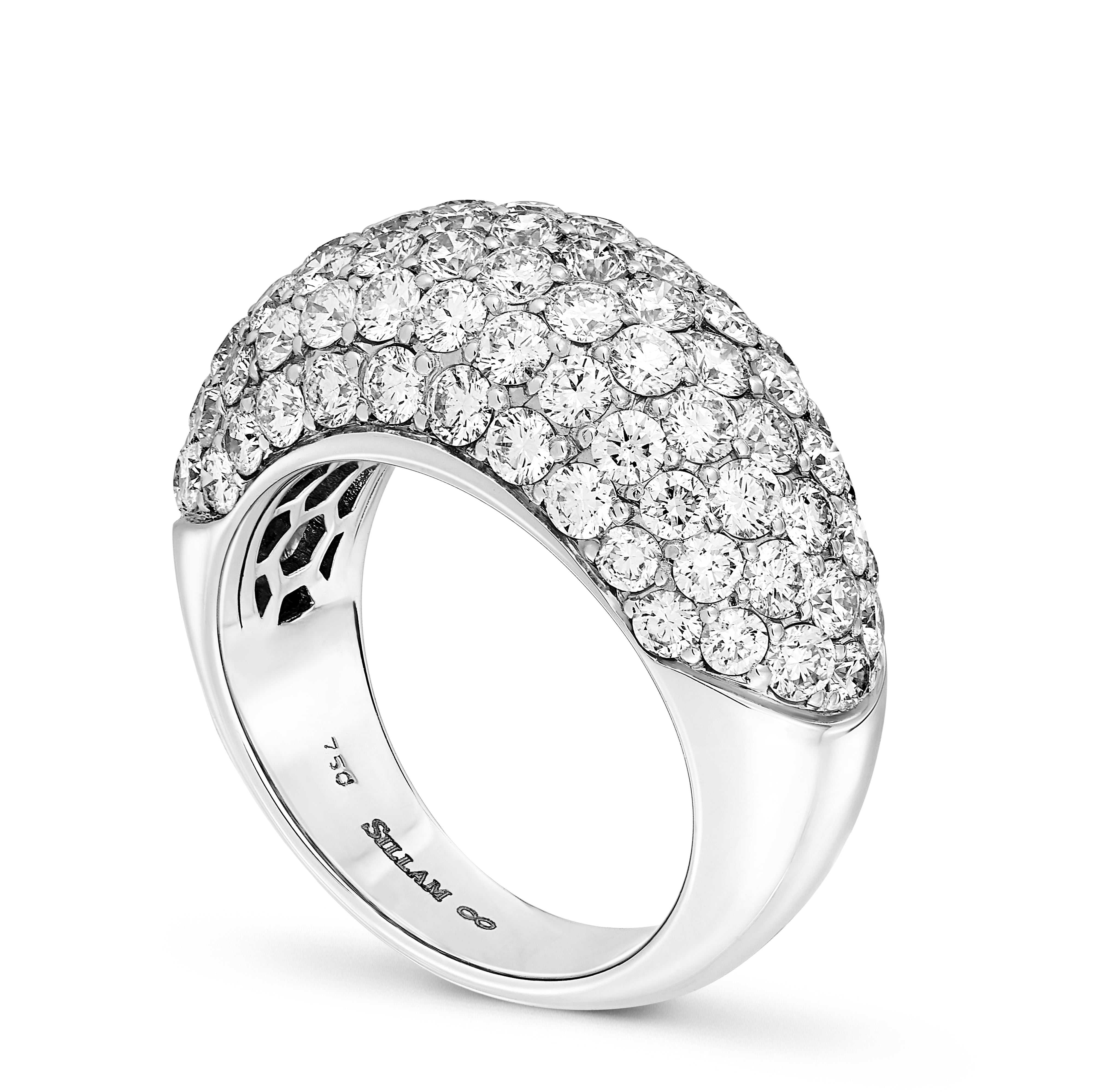 Ring Pavé Wide Diamond #52