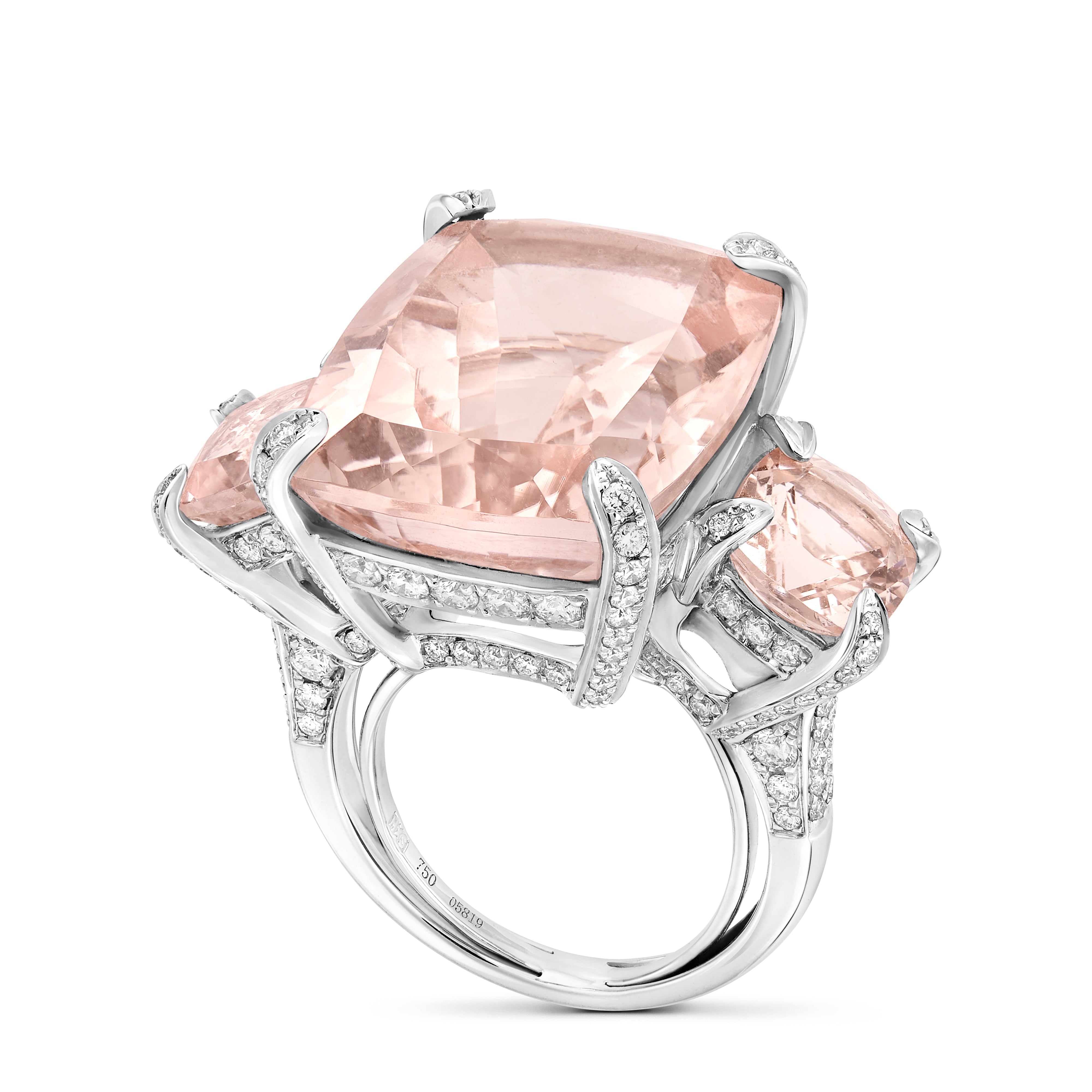 Ring Pink Lady Morganite #52