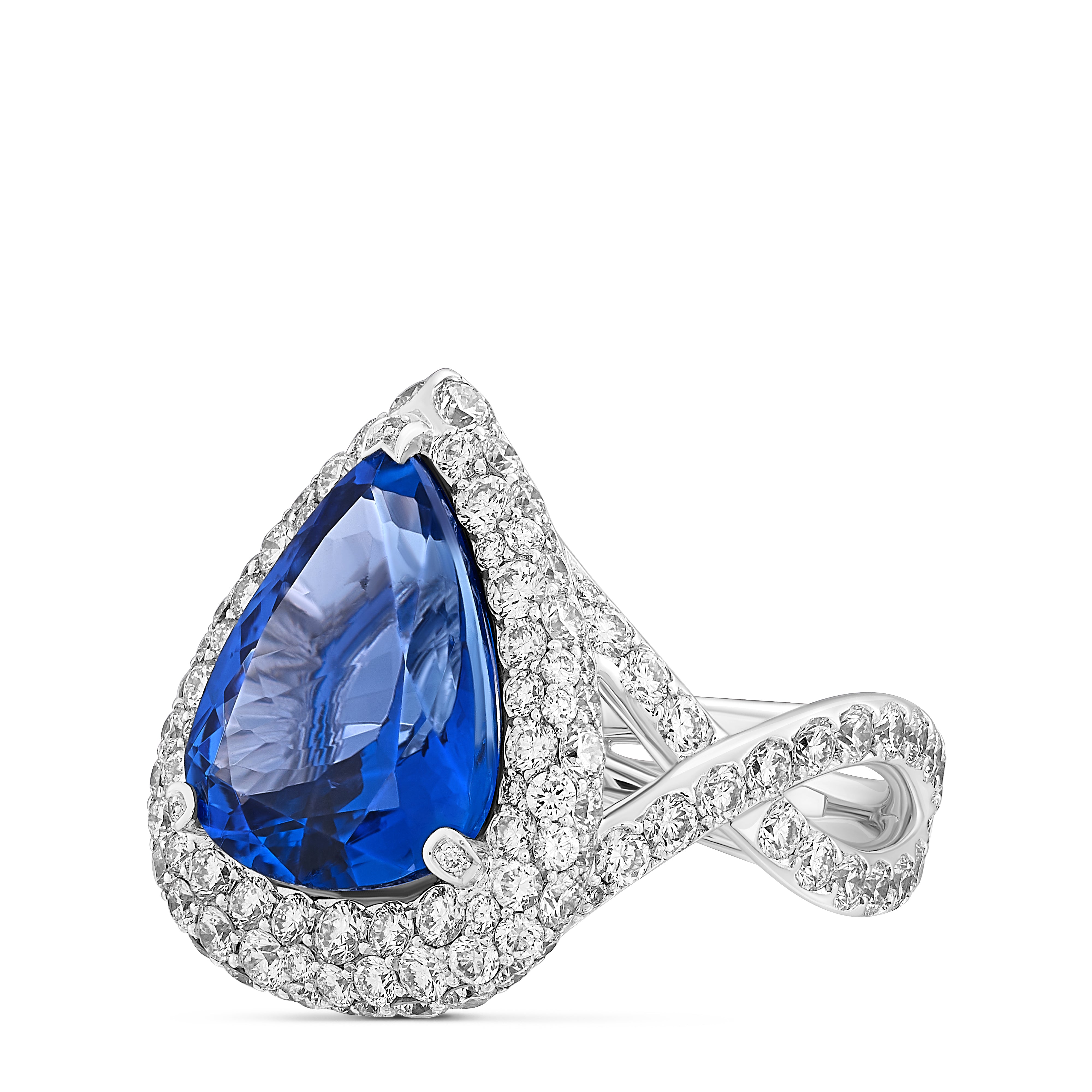 Ring Moonlight Pearshape Tanzanite #52