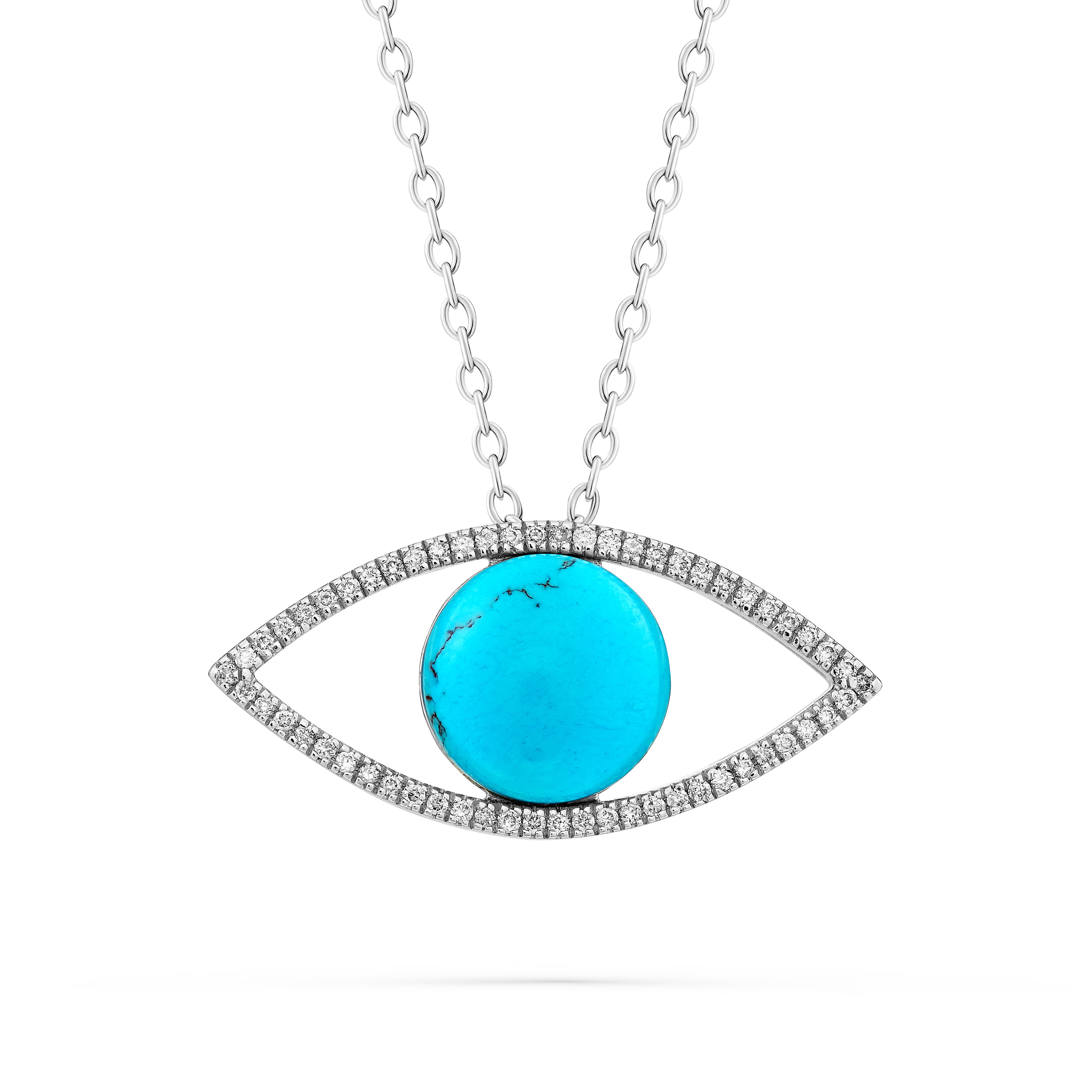 Pendant Protective Eye Large Blue Turquoise