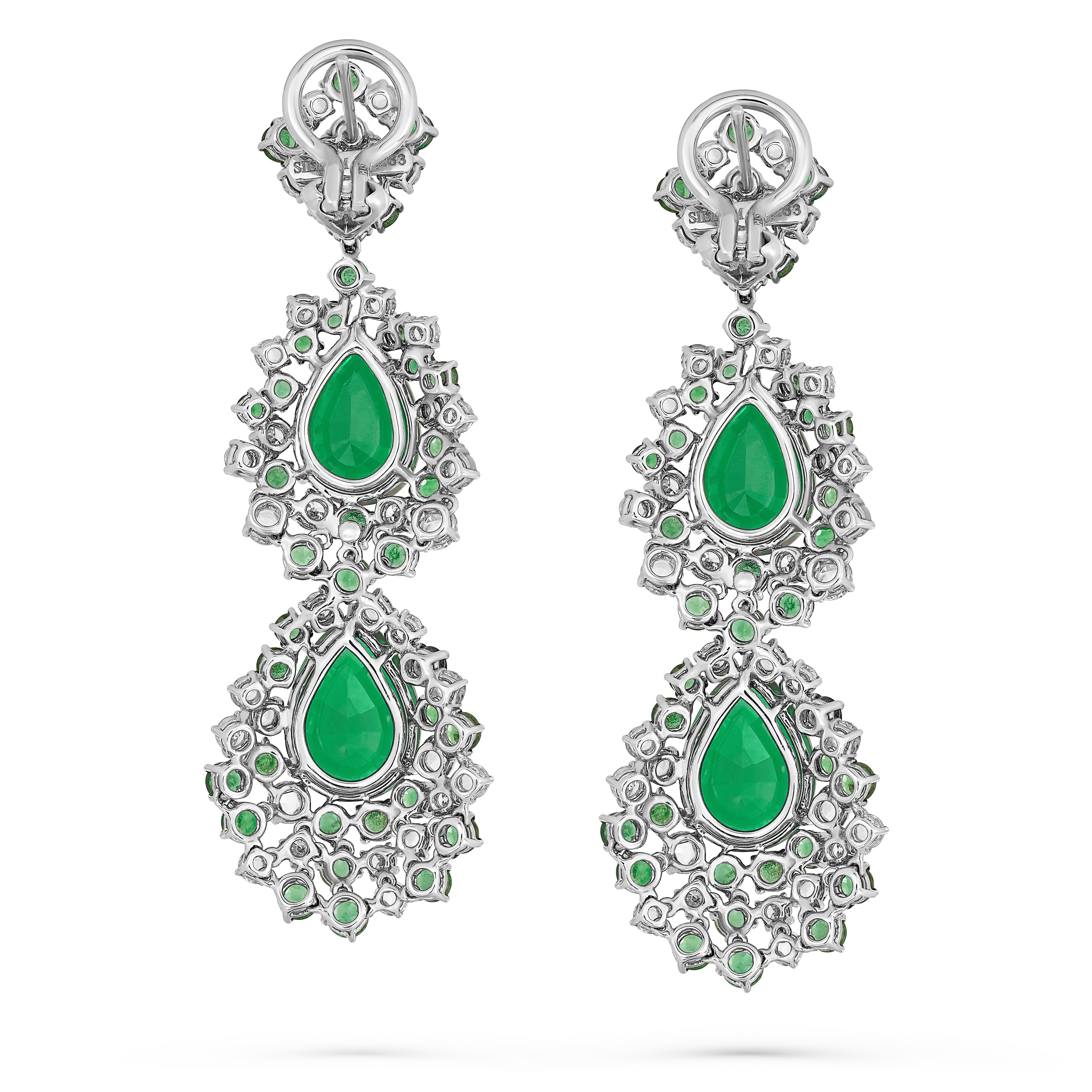 Earrings Green Suite