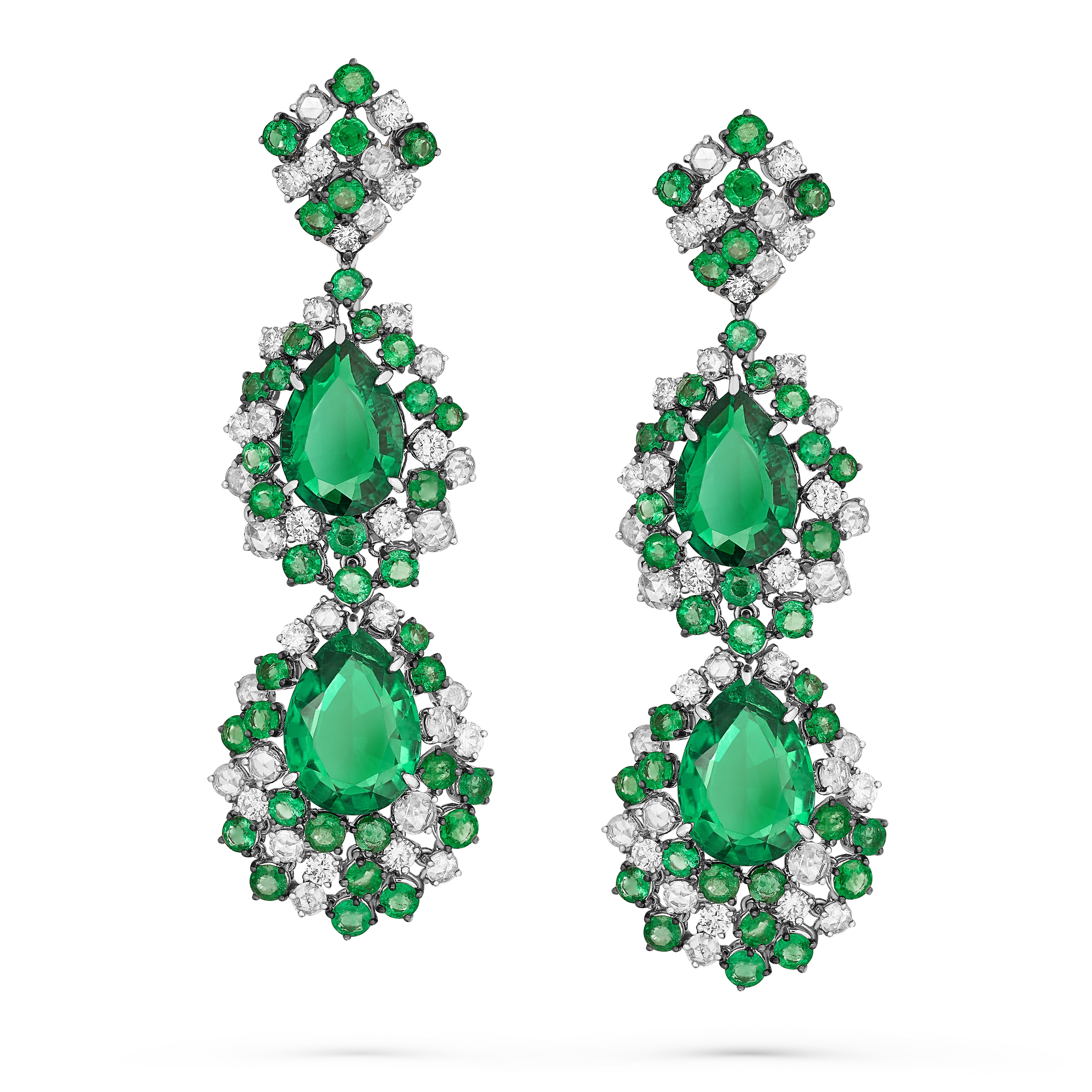 Earrings Green Suite
