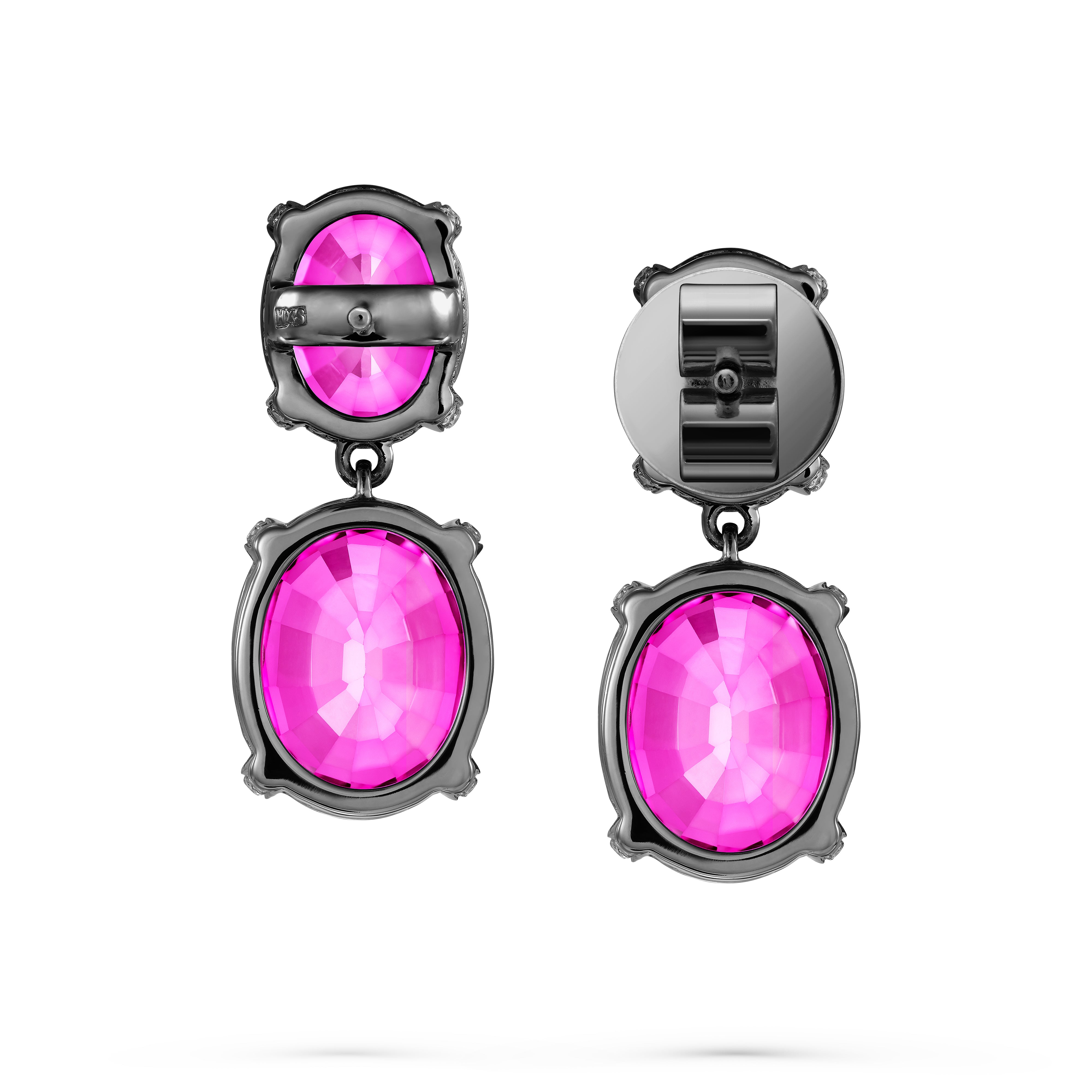 Earrings Rocky Reflection Pink Sapphires