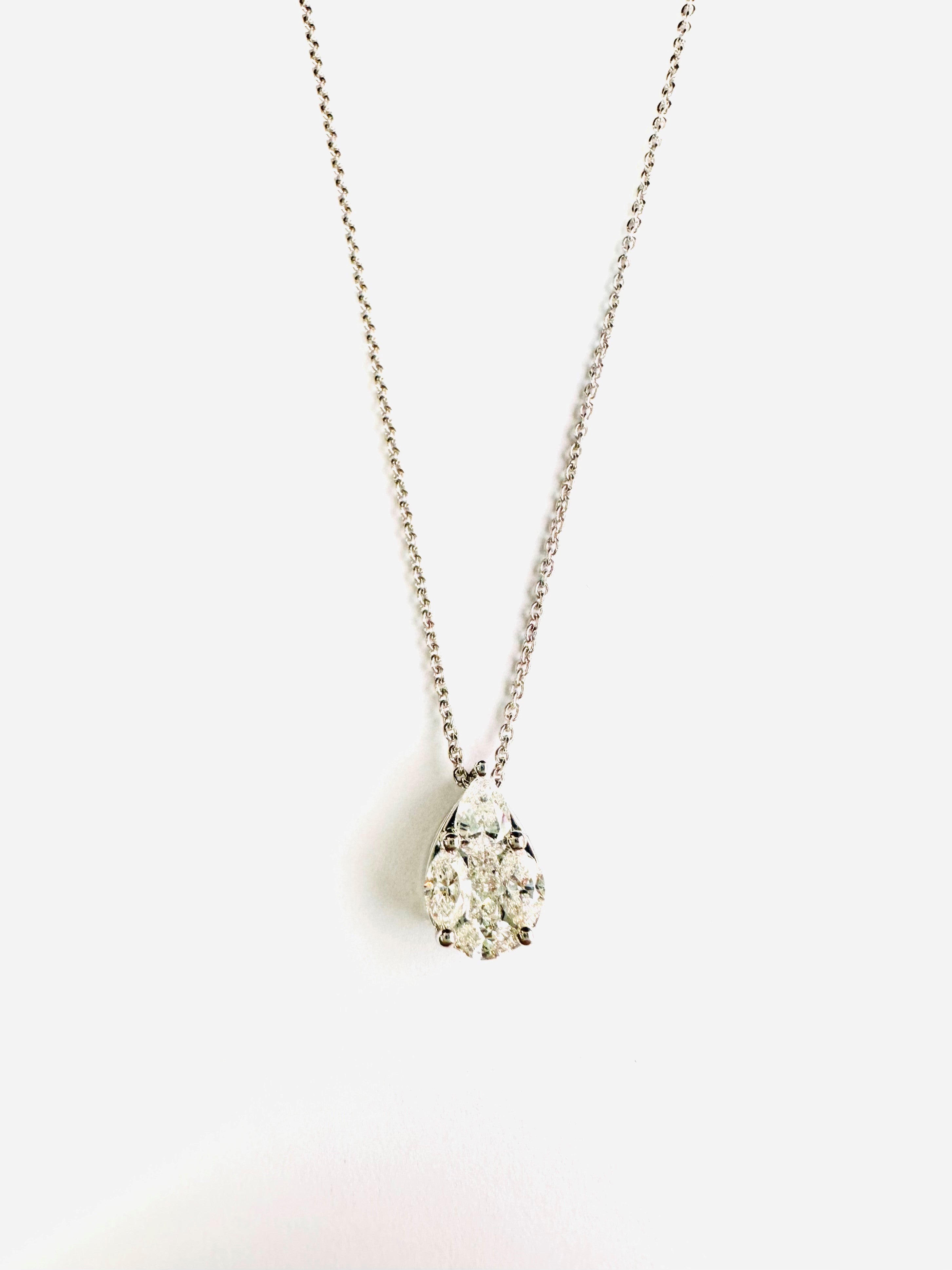 Pendant Illusion "look like 2,00ct"