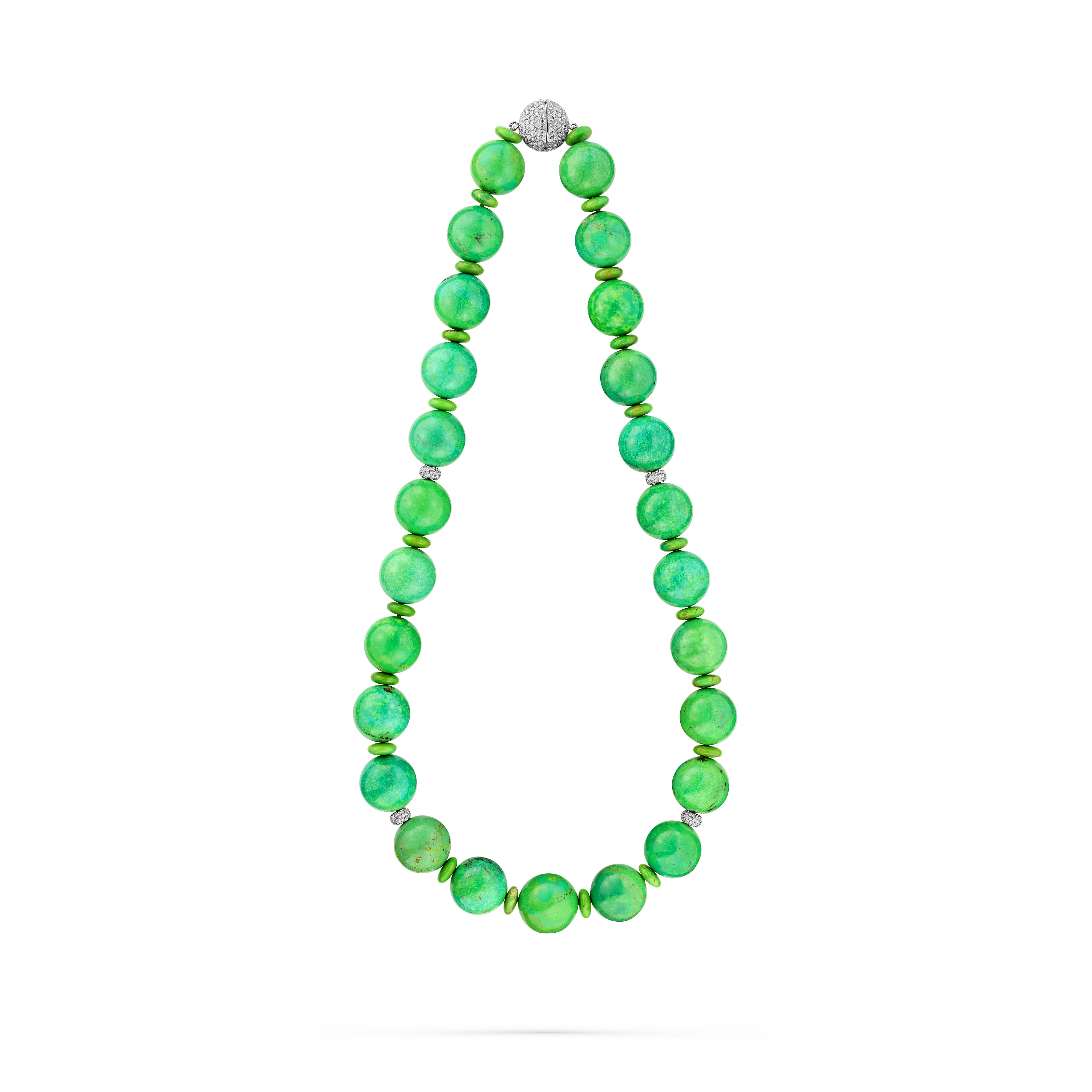 Necklace Green Turquoise