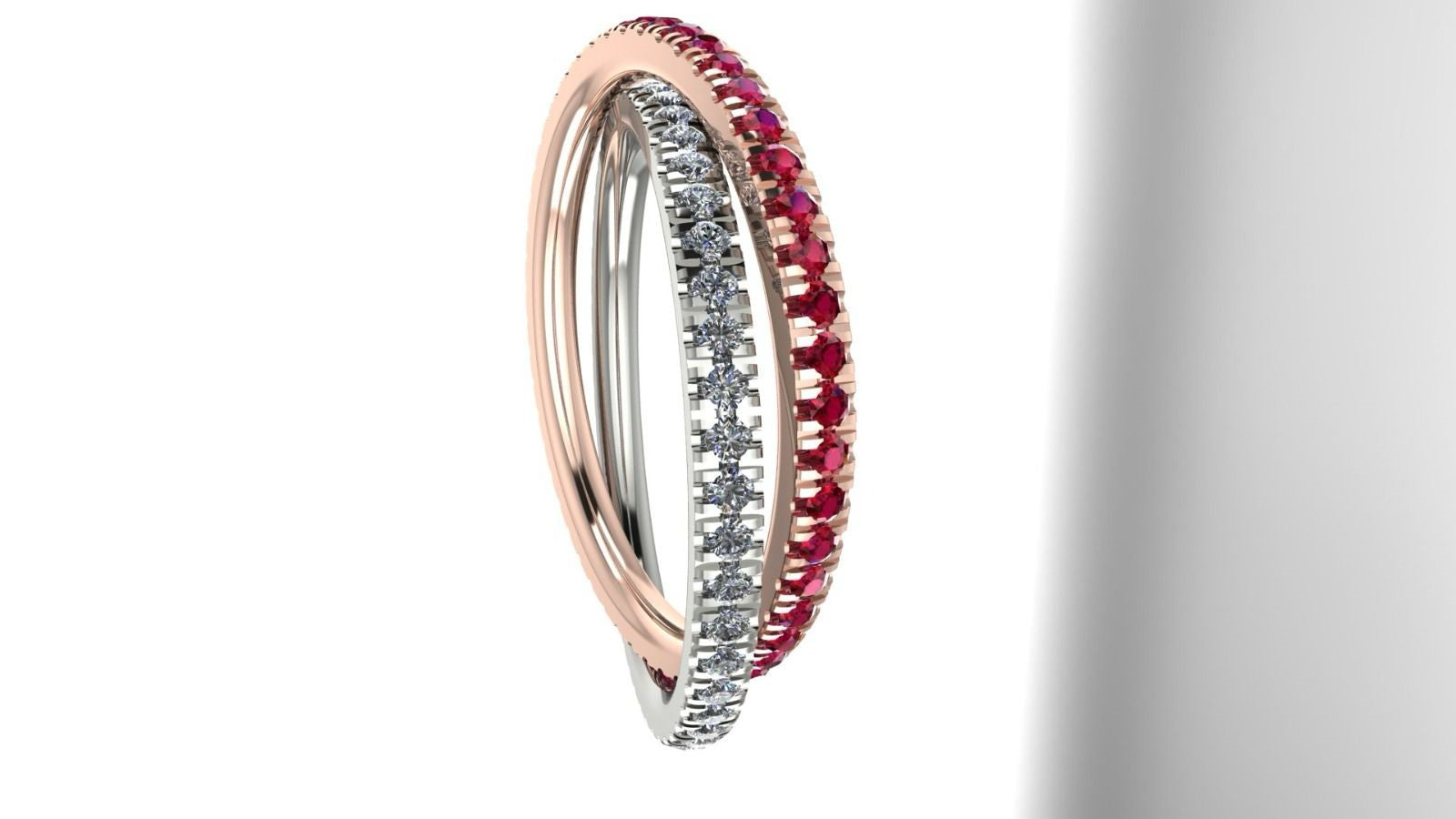 Wedding Bands Diamonds and Rubies