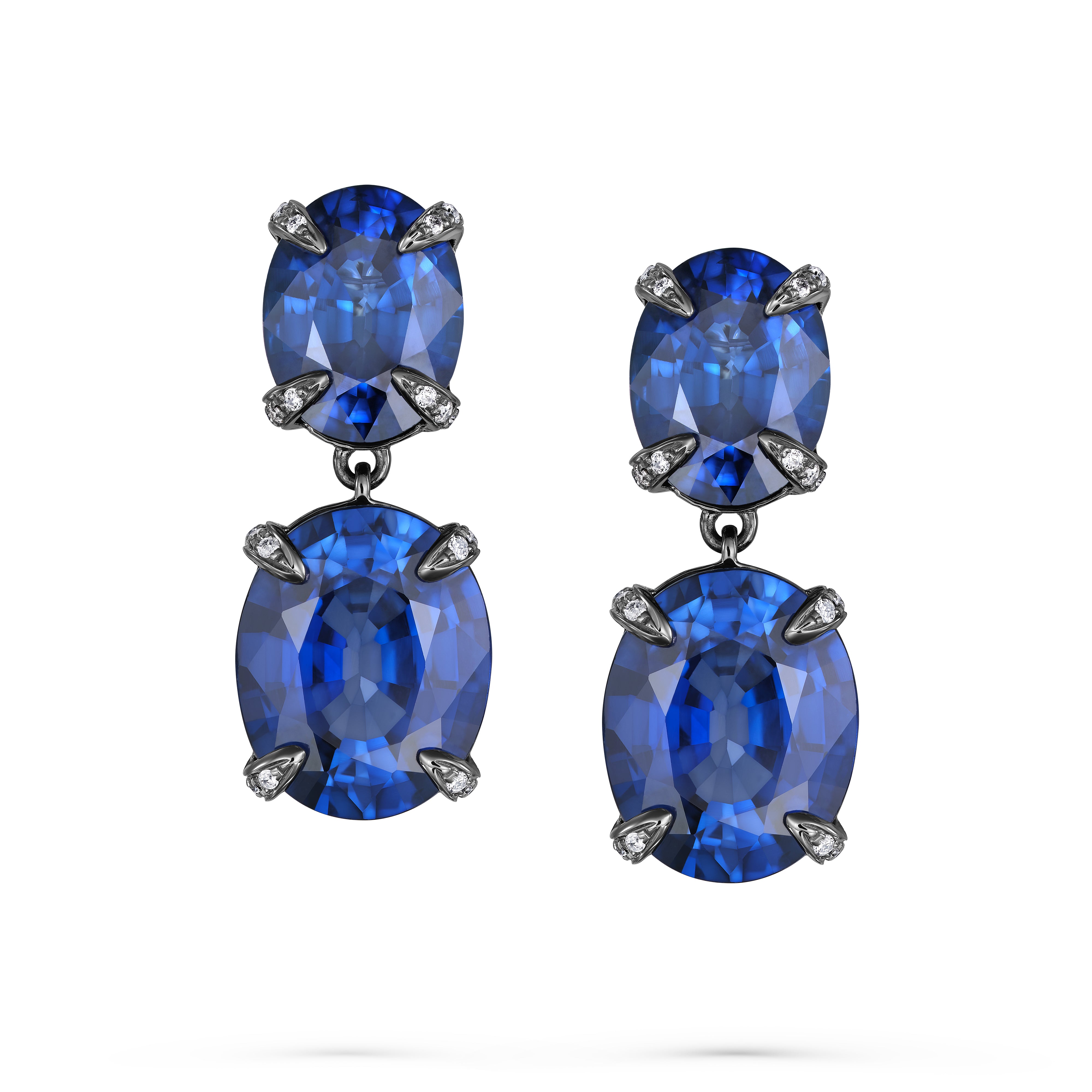 Earrings Rocky Reflection Sapphire