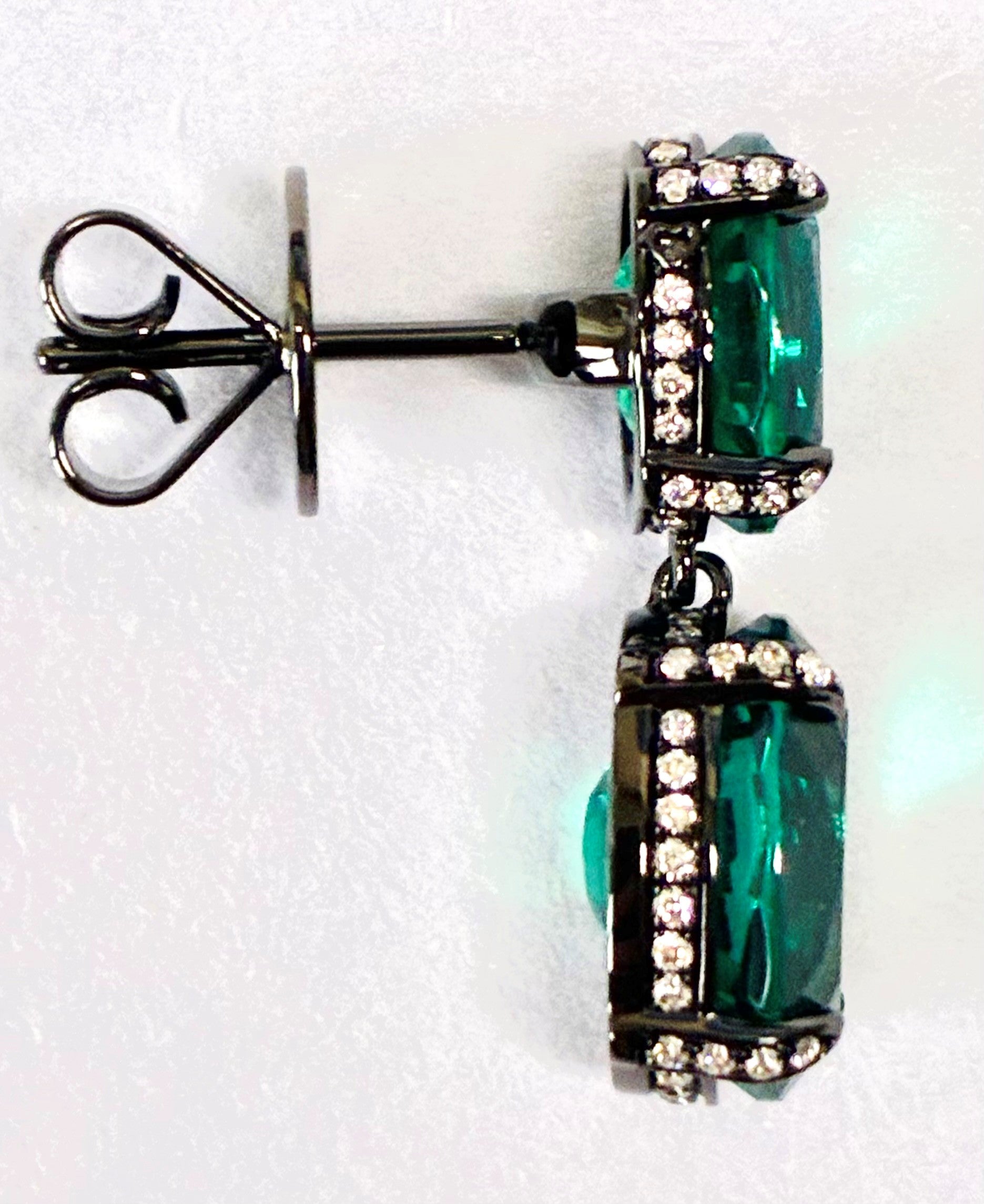 Earrings Rocky Reflection Emerald