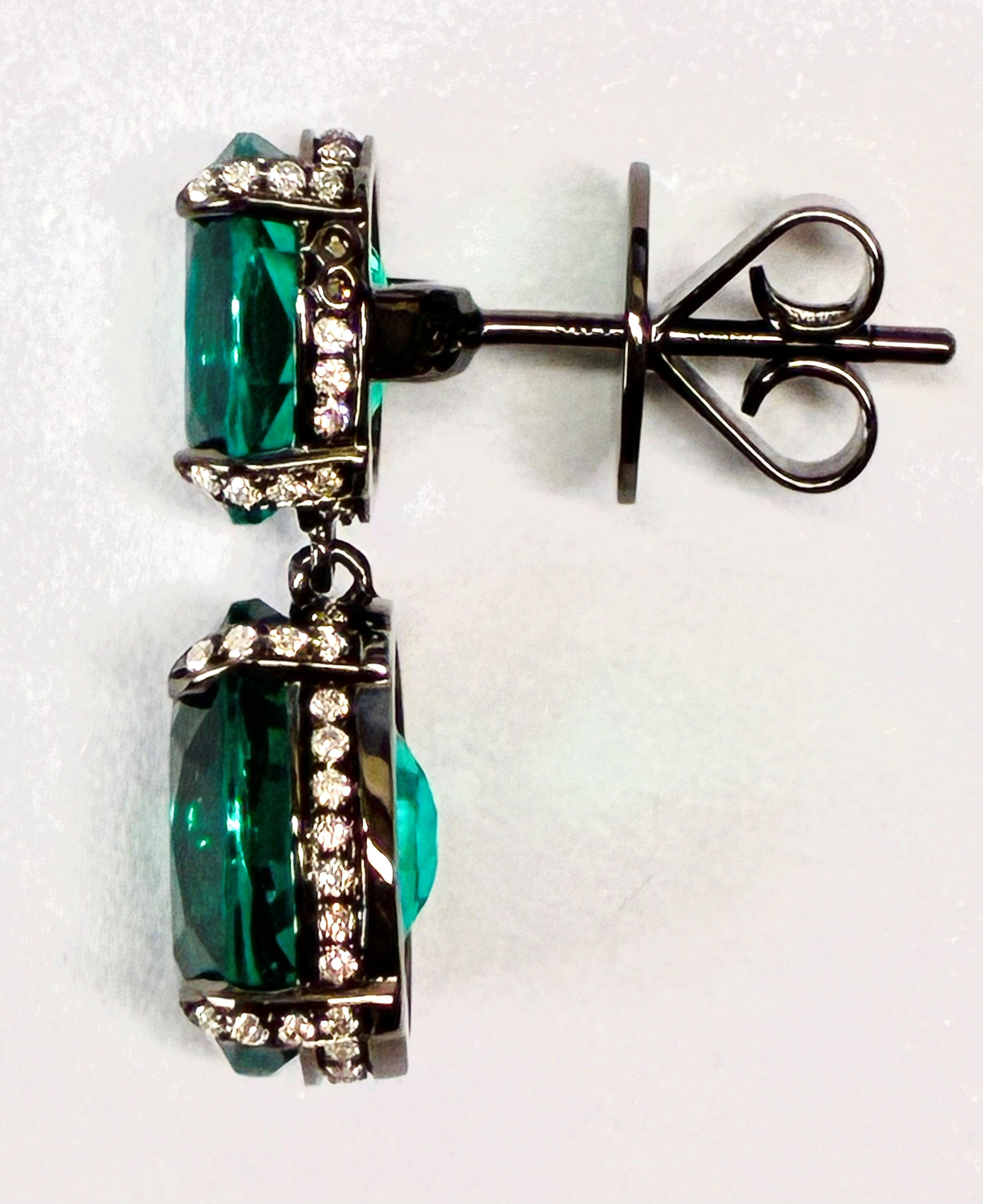 Earrings Rocky Reflection Emerald