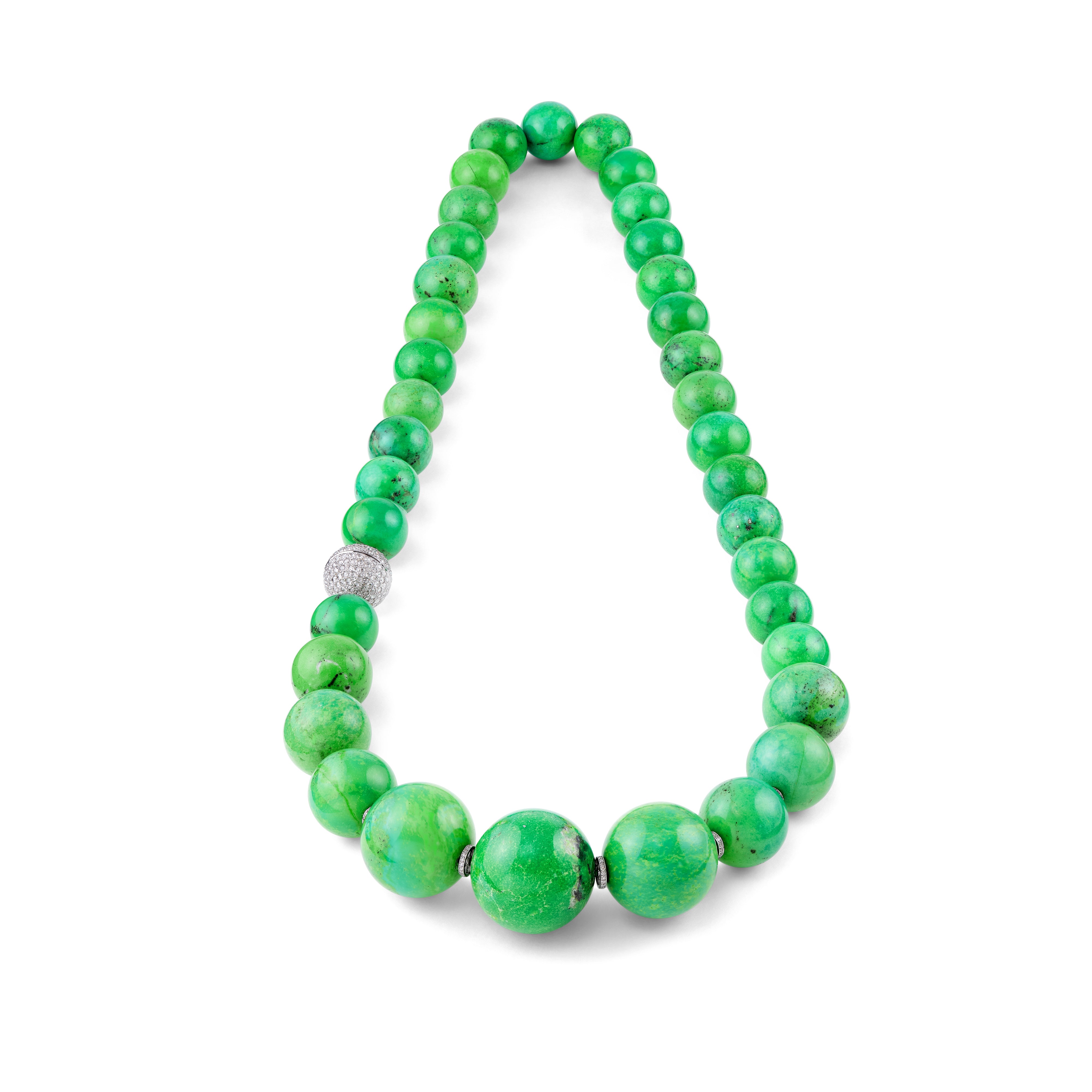 Necklace Green Turquoise