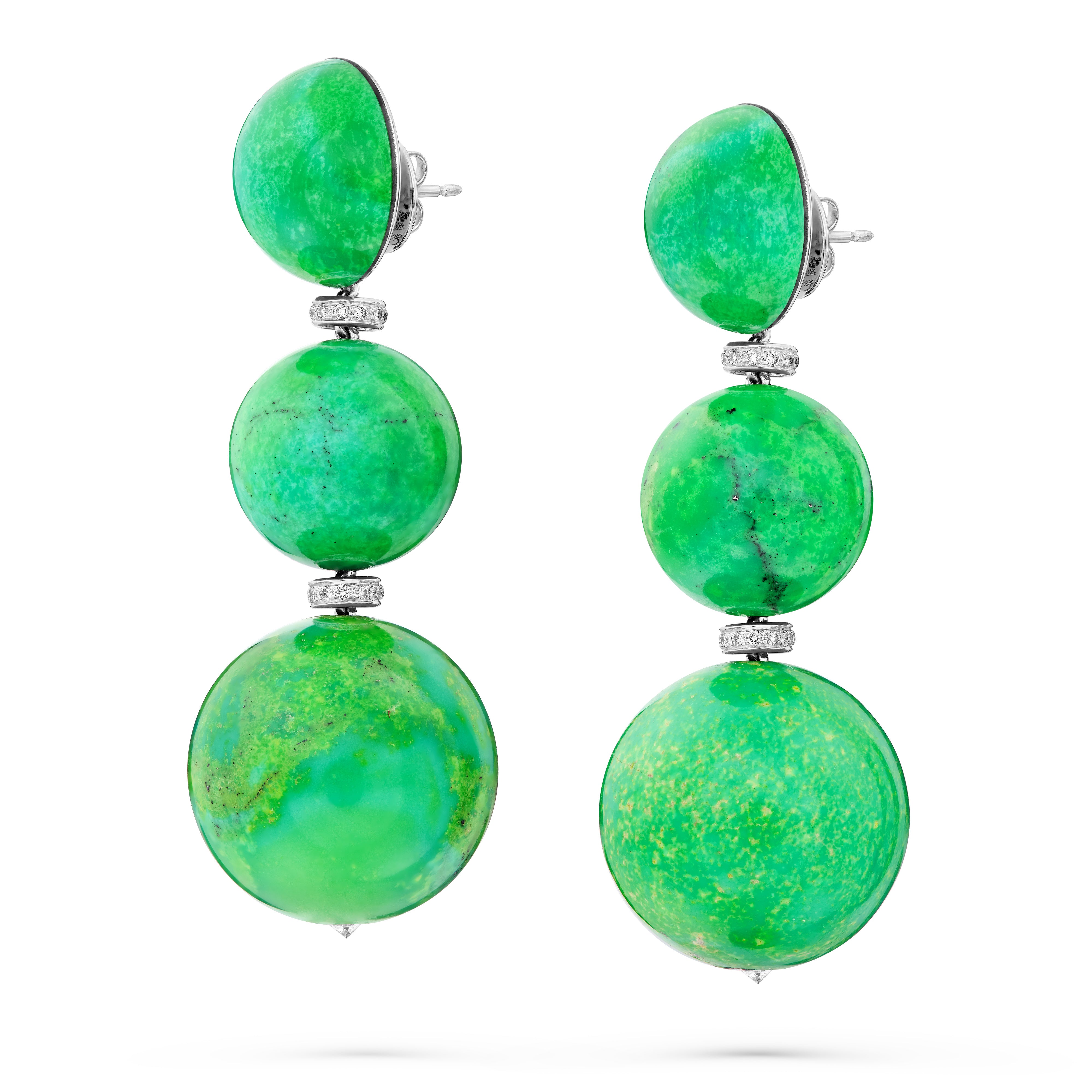 Earrings Green Turquoise