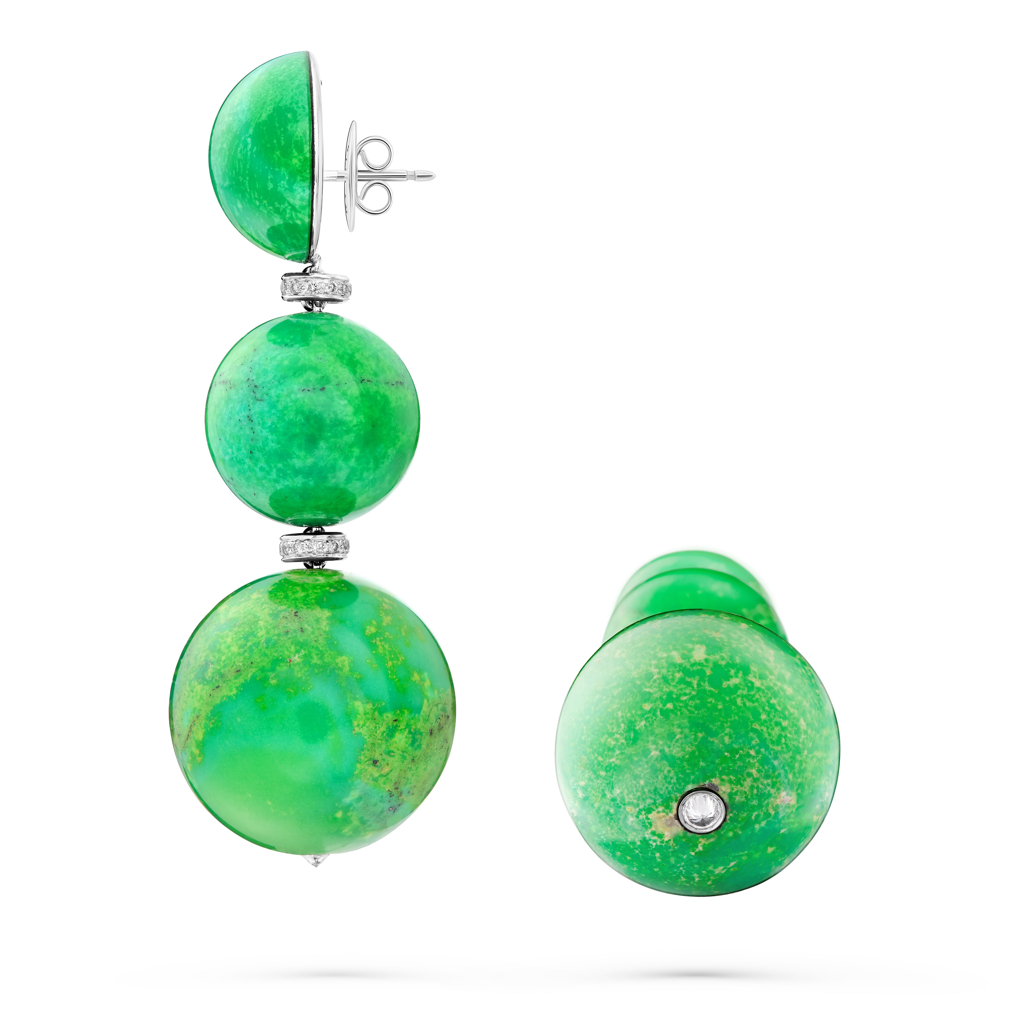 Earrings Green Turquoise