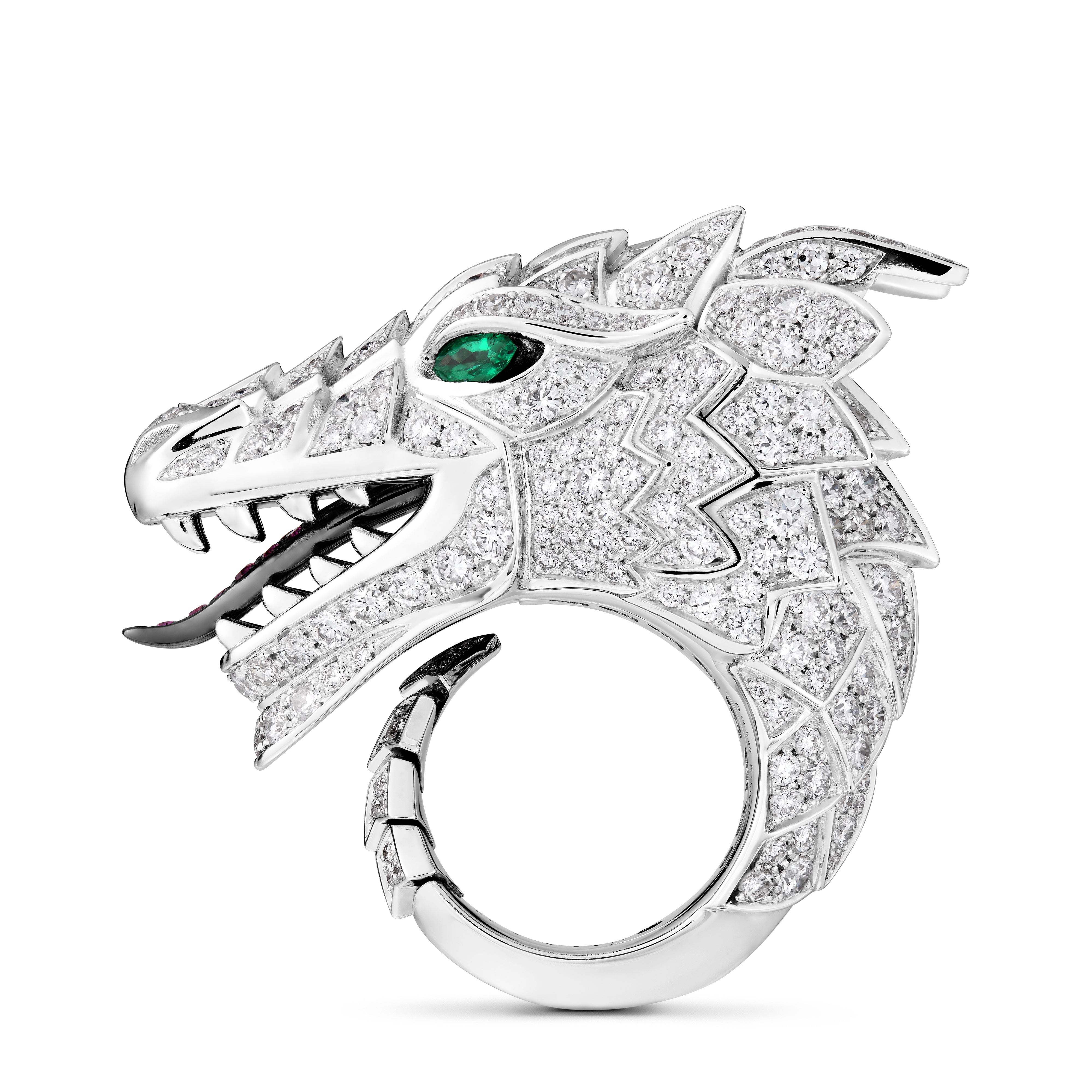 Ring White Dragon