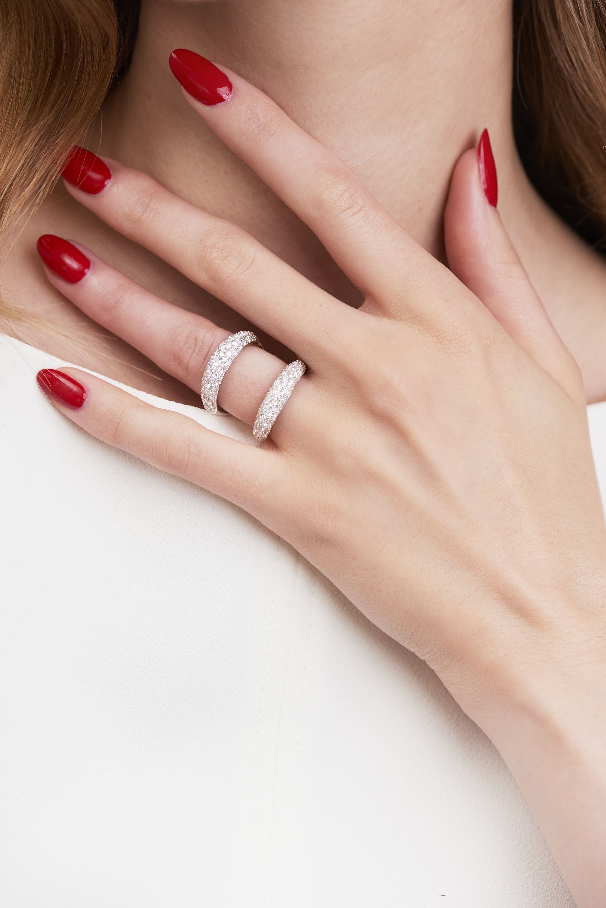 Ring Endless Love Wide Diamond