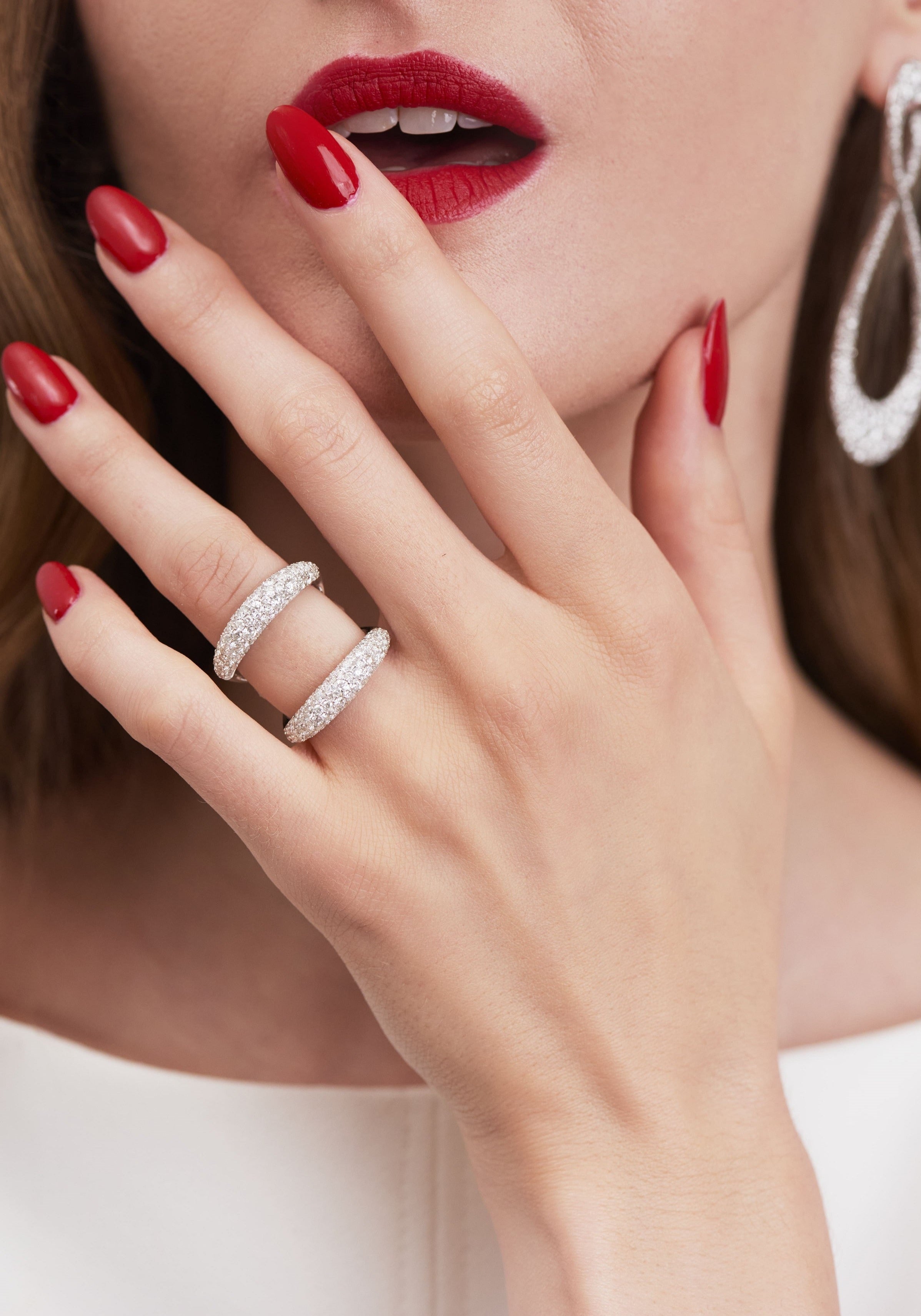 Ring Endless Love Wide Diamond