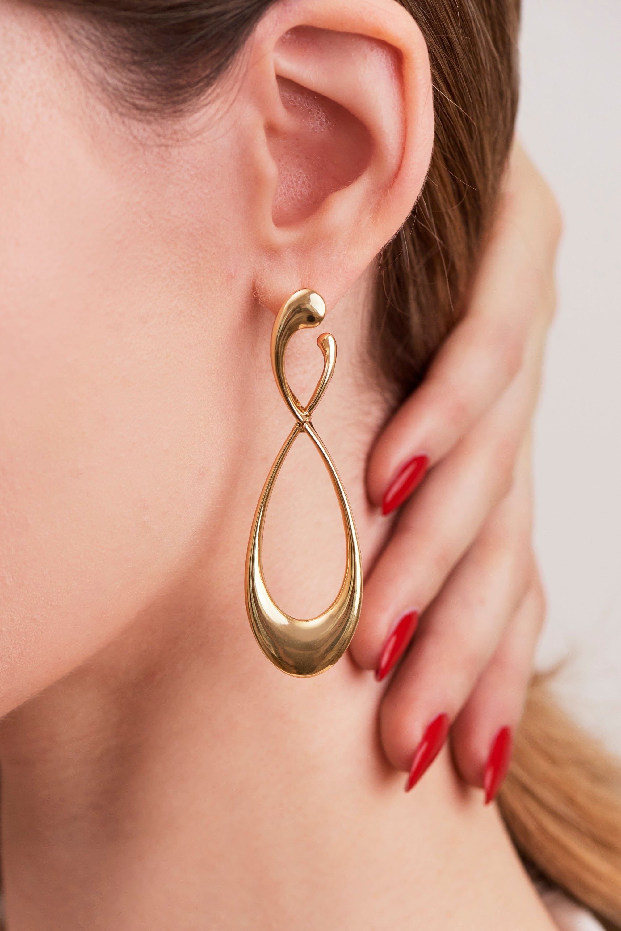 Earrings Endless Love Plain