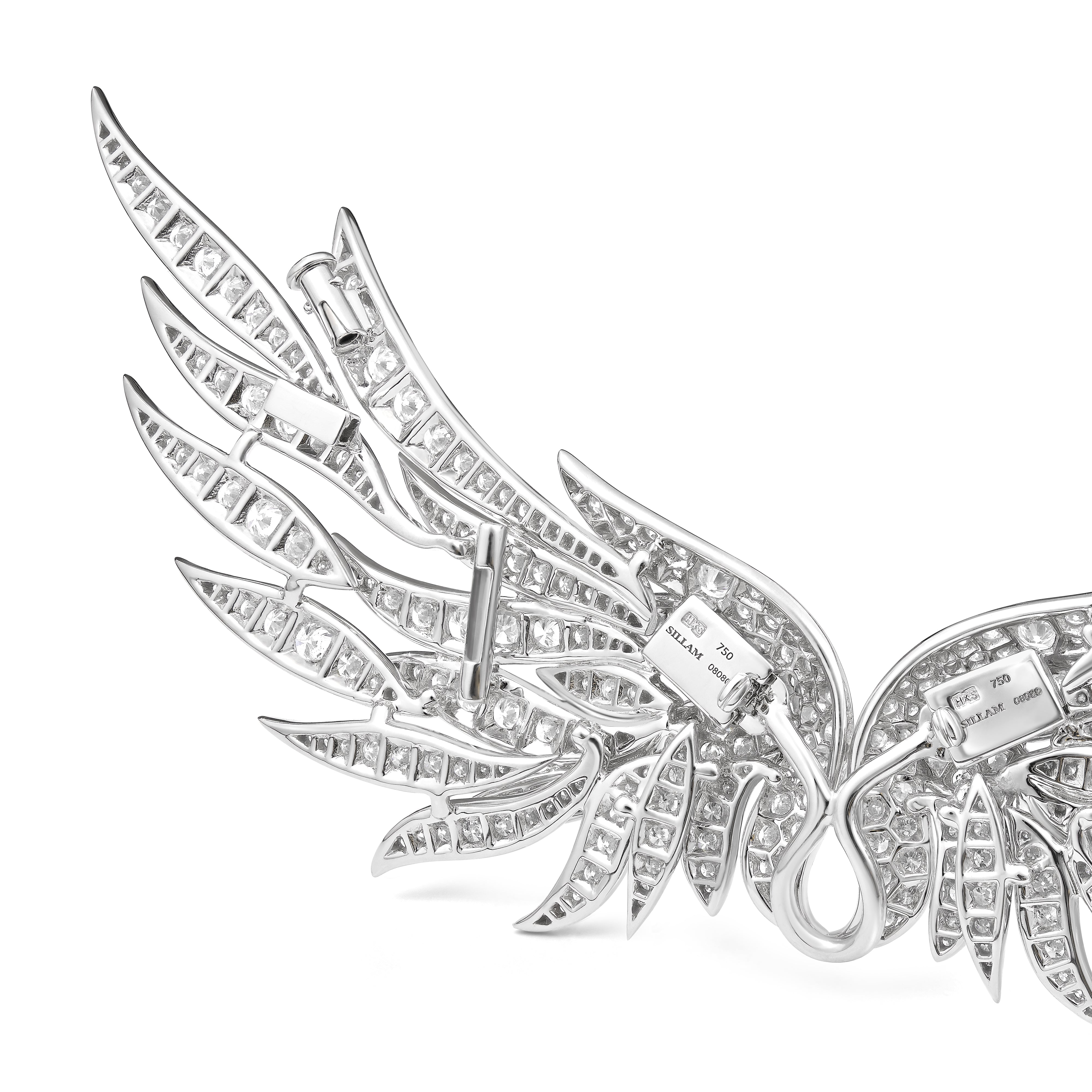 Brooch / Earrings Wings - Large
