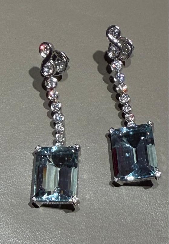 Earrings Aquamarine