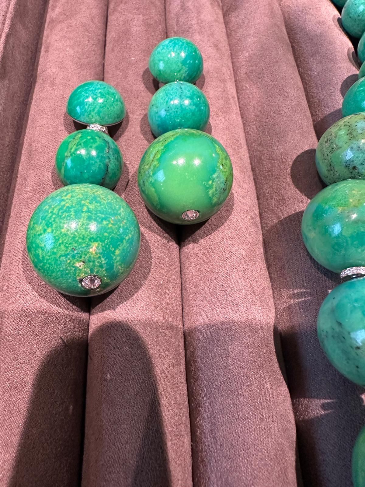 Earrings Green Turquoise